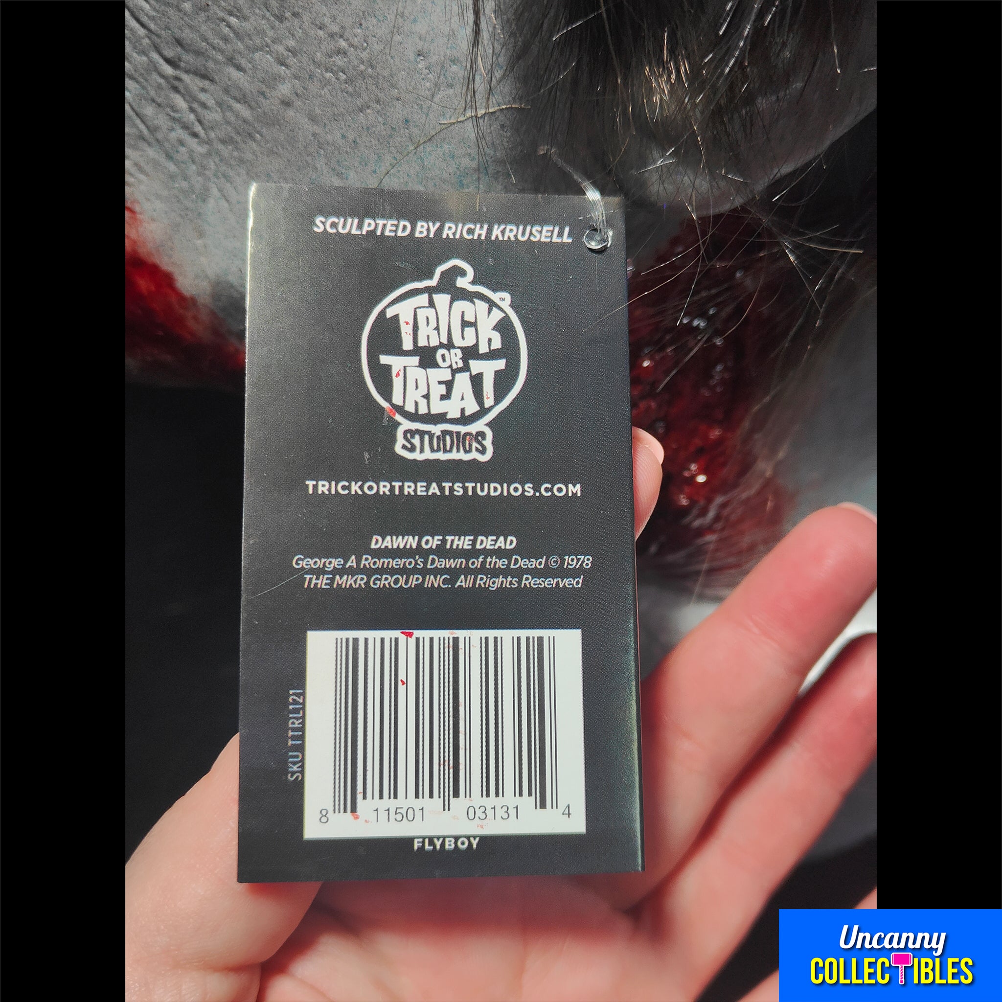 Dawn Of The Dead Flyboy Trick Or Treat Studios Full Head Latex Mask – Dawn of the Dead, Trick or Treat Studios, 35 cm, 2024, brand new collector item, Uncanny Collectibles Dublin Ireland