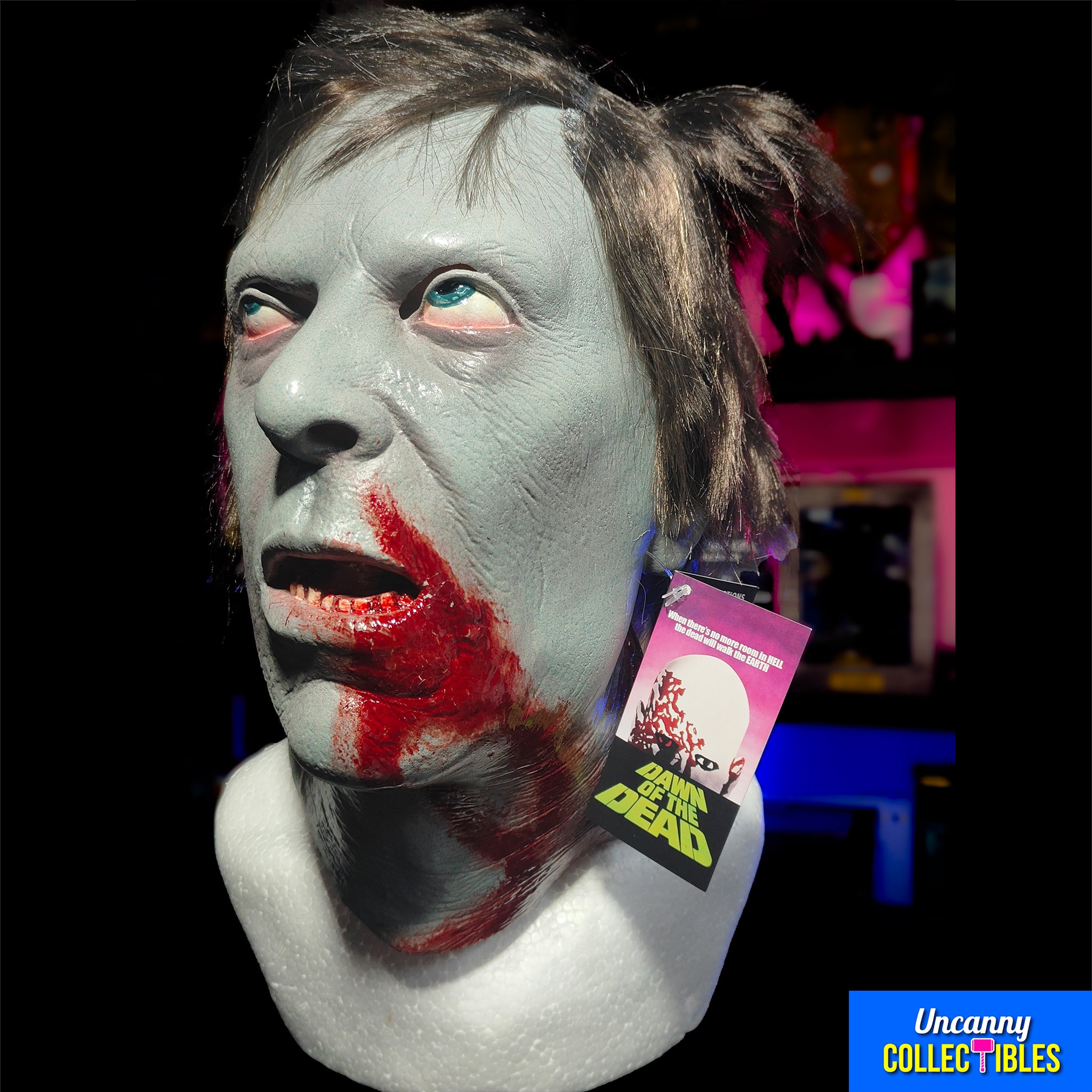 Dawn Of The Dead Flyboy Trick Or Treat Studios Full Head Latex Mask – Dawn of the Dead, Trick or Treat Studios, 35 cm, 2024, brand new collector item, Uncanny Collectibles Dublin Ireland