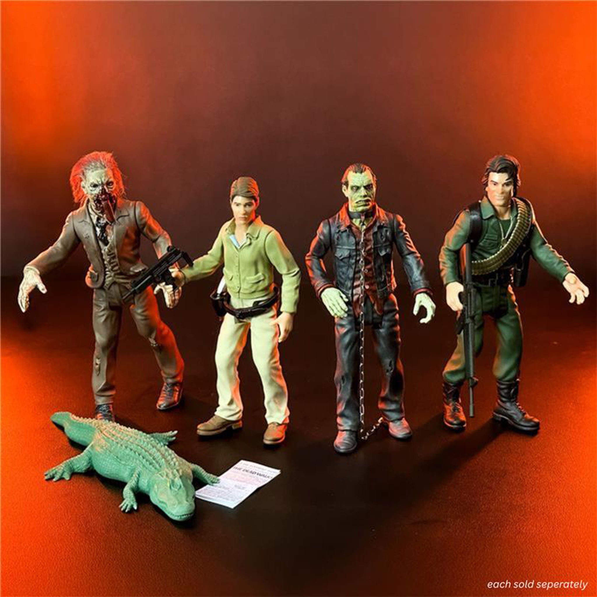 Day of the Dead Bub Rhodes Sarah Dr Tongue Trick or Treat Studios Figure Set