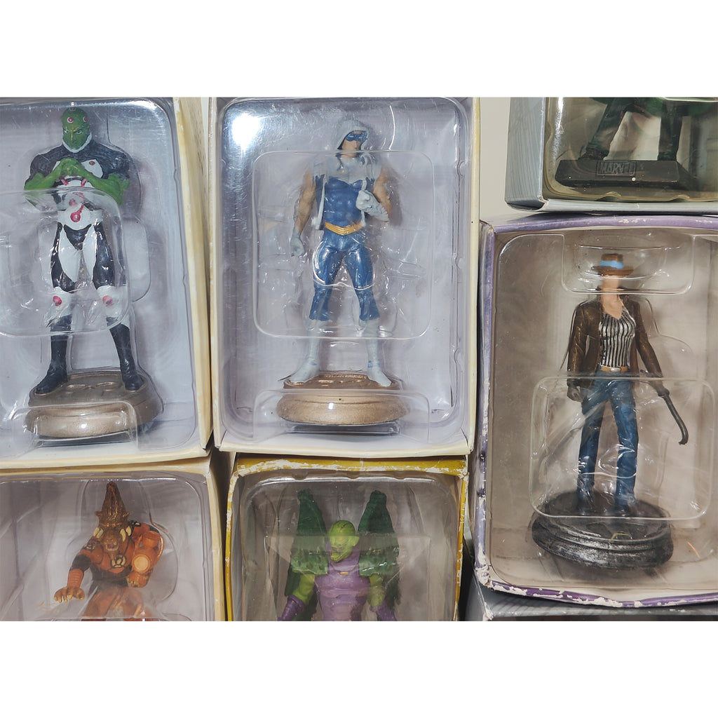 DC and Marvel Eaglemoss Figurine Bundle 13 Figures Luke Cage Brainiac