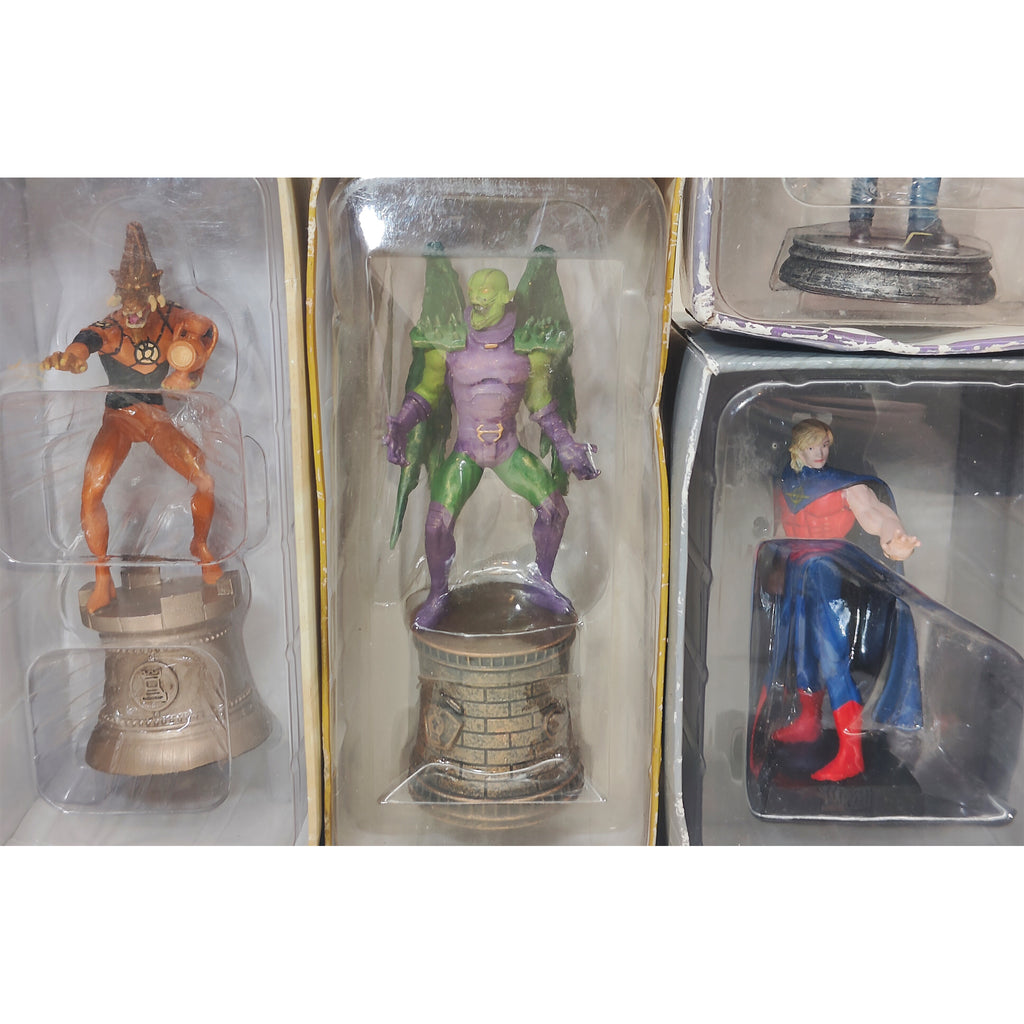 DC and Marvel Eaglemoss Figurine Bundle 13 Figures Luke Cage Brainiac