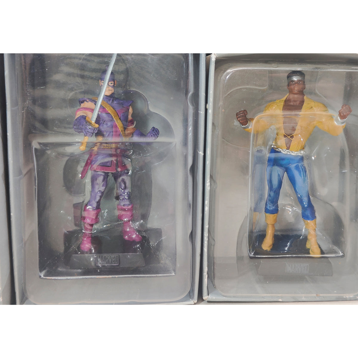 DC and Marvel Eaglemoss Figurine Bundle 13 Figures Luke Cage Brainiac