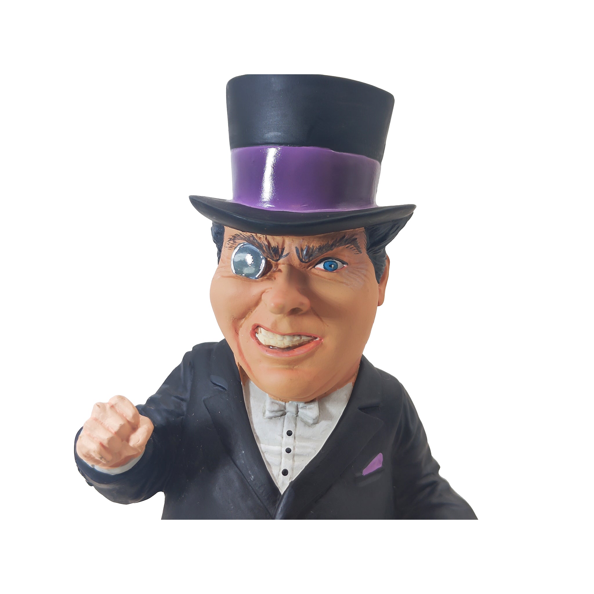 DC Batman Headstrong Villains Penguin Monogram Masterworks Bobblehead 2004 – Batman, Vintage Brands, 16.5 cm, 2004, pre-owned collector piece, Uncanny Collectibles Dublin Ireland