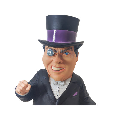 DC Batman Headstrong Villains Penguin Monogram Masterworks Bobblehead 2004 – Batman, Vintage Brands, 16.5 cm, 2004, pre-owned collector piece, Uncanny Collectibles Dublin Ireland
