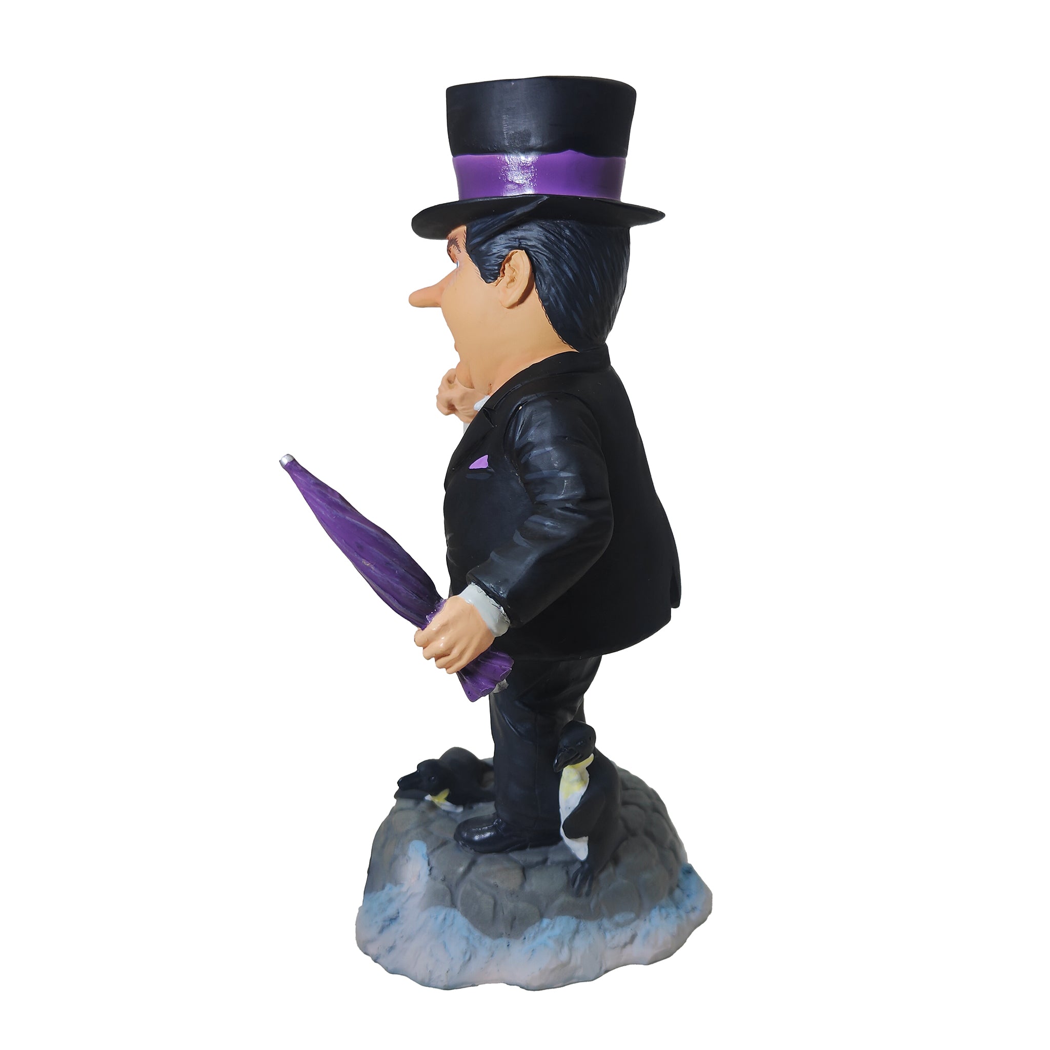 DC Batman Headstrong Villains Penguin Monogram Masterworks Bobblehead 2004 – Batman, Vintage Brands, 16.5 cm, 2004, pre-owned collector piece, Uncanny Collectibles Dublin Ireland
