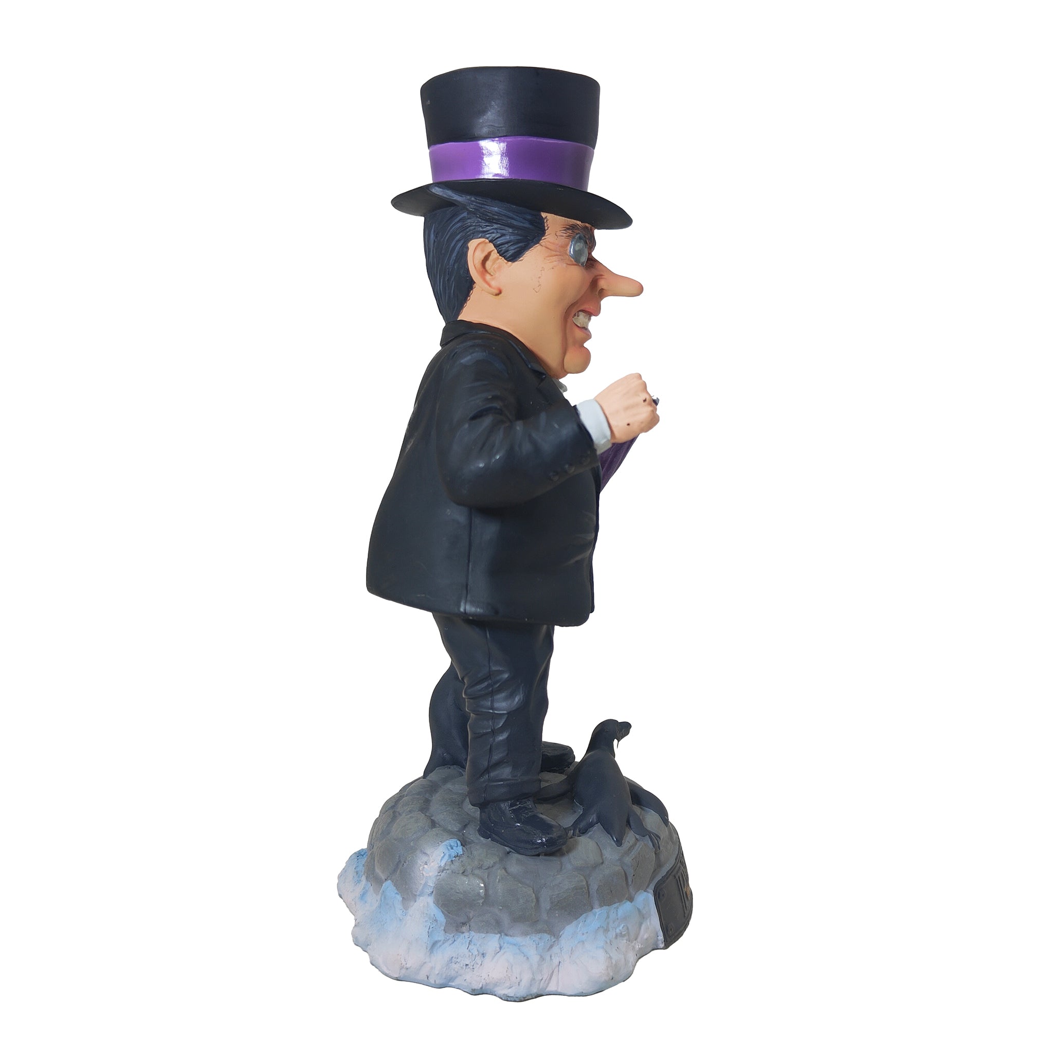DC Batman Headstrong Villains Penguin Monogram Masterworks Bobblehead 2004 – Batman, Vintage Brands, 16.5 cm, 2004, pre-owned collector piece, Uncanny Collectibles Dublin Ireland