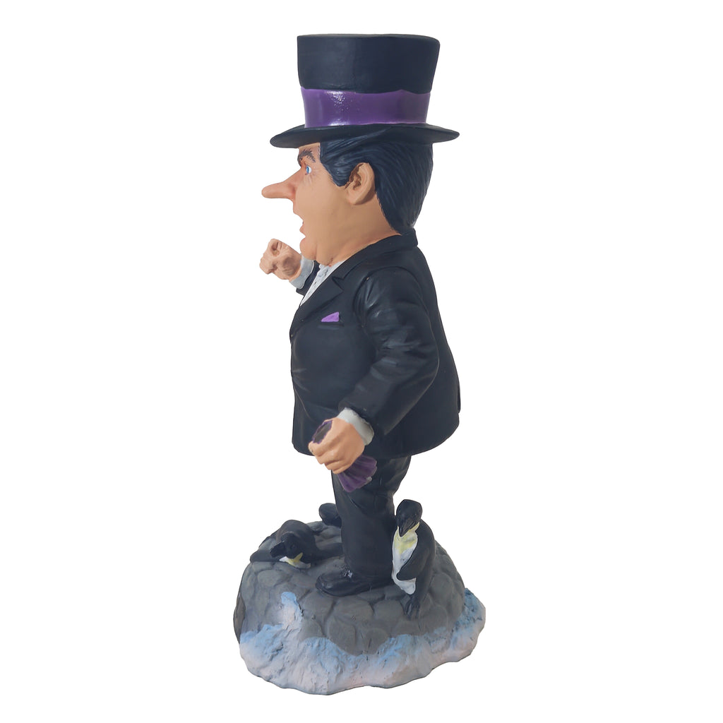 DC Batman Headstrong Villains Penguin Monogram Masterworks Bobblehead 2004 – Batman, Vintage Brands, 16.5 cm, 2004, pre-owned collector piece, Uncanny Collectibles Dublin Ireland