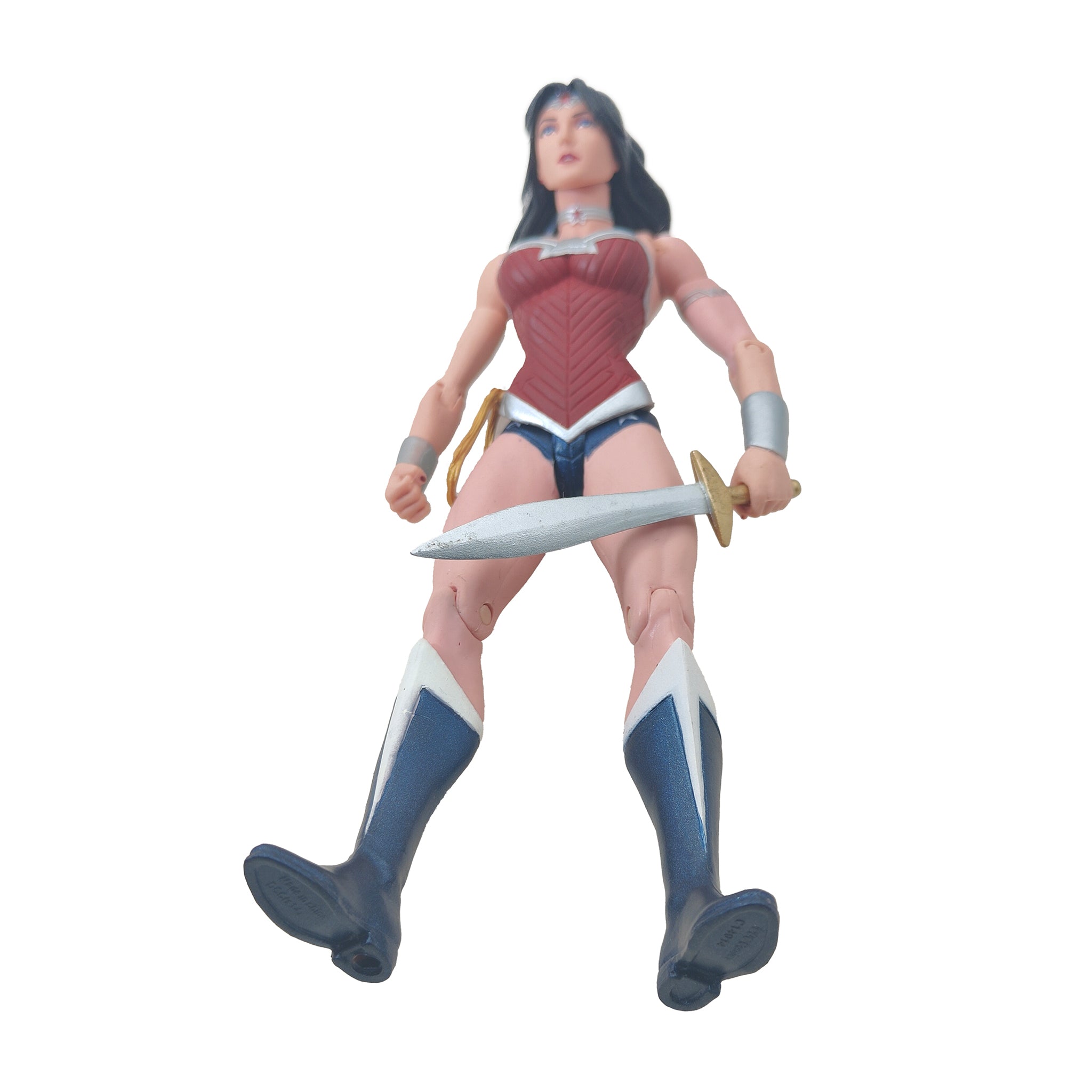 DC Collectibles New 52 Justice League Wonder Woman Action Figure 2012 – DC Heroes, Vintage Brands, 17 cm, 2012, pre-owned collector piece, Uncanny Collectibles Dublin Ireland