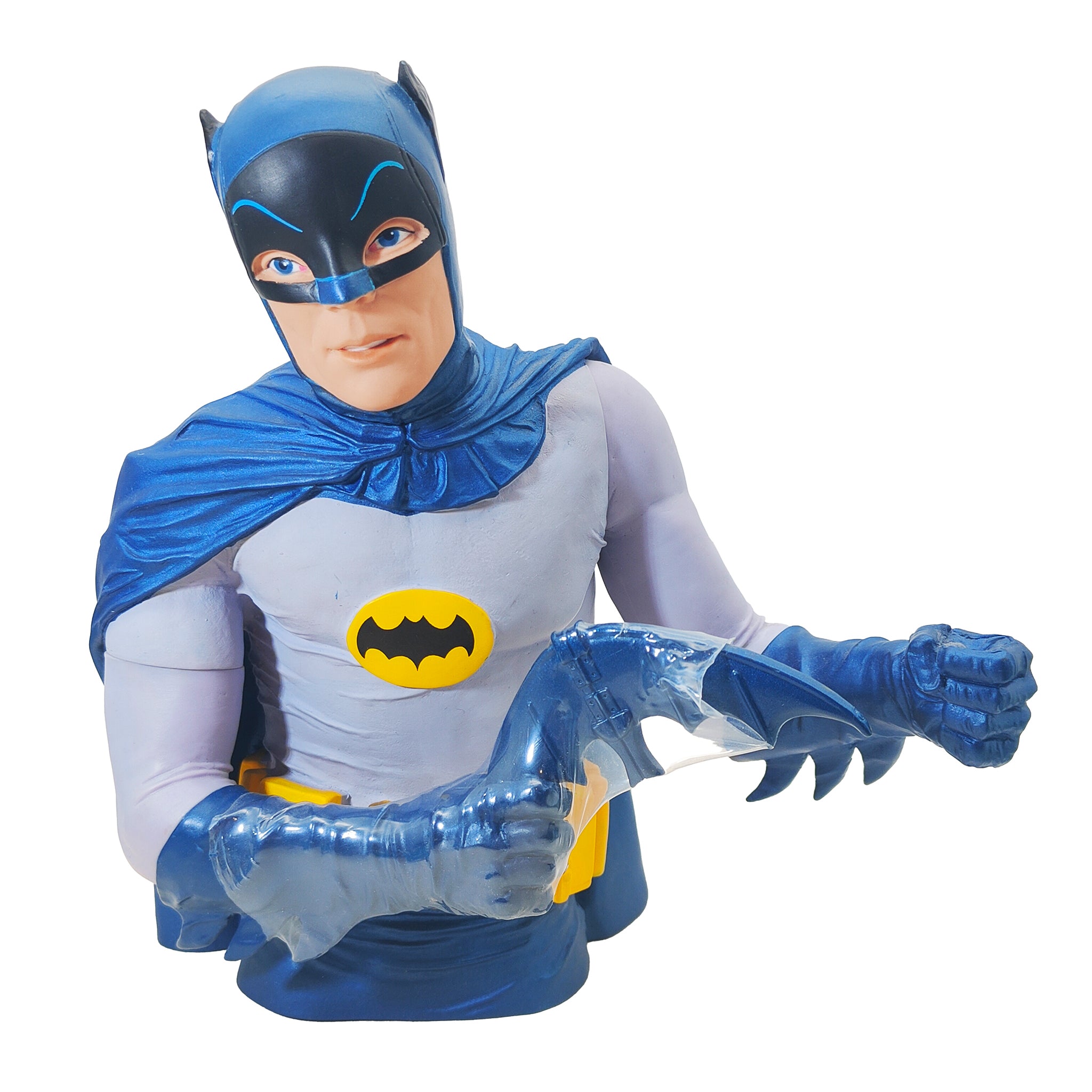 DC Comics Batman Classic TV Series Adam West Diamond Select Vinyl Bust Bank – Batman, Diamond Select Toys, 20 cm, pre-owned collector piece, Uncanny Collectibles Dublin Ireland