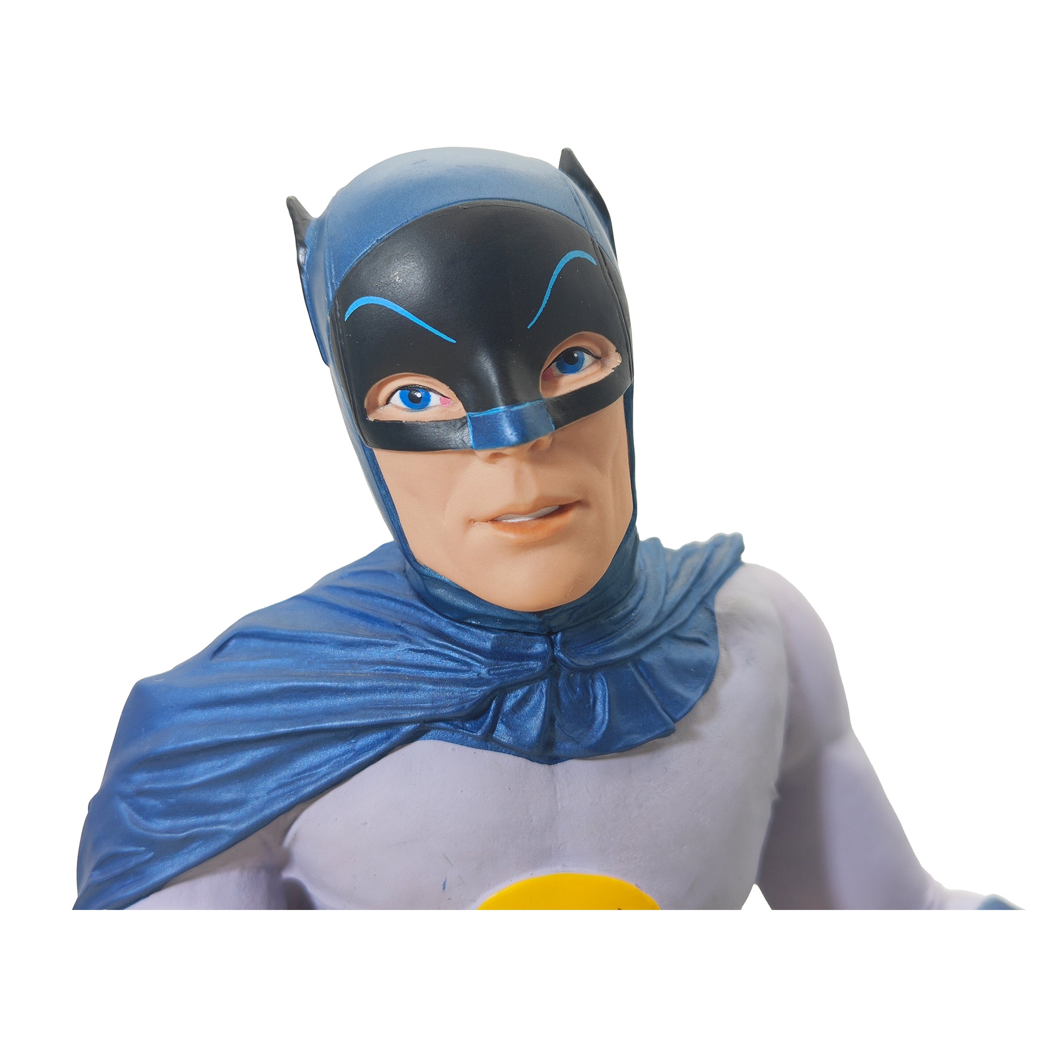 DC Comics Batman Classic TV Series Adam West Diamond Select Vinyl Bust Bank – Batman, Diamond Select Toys, 20 cm, pre-owned collector piece, Uncanny Collectibles Dublin Ireland