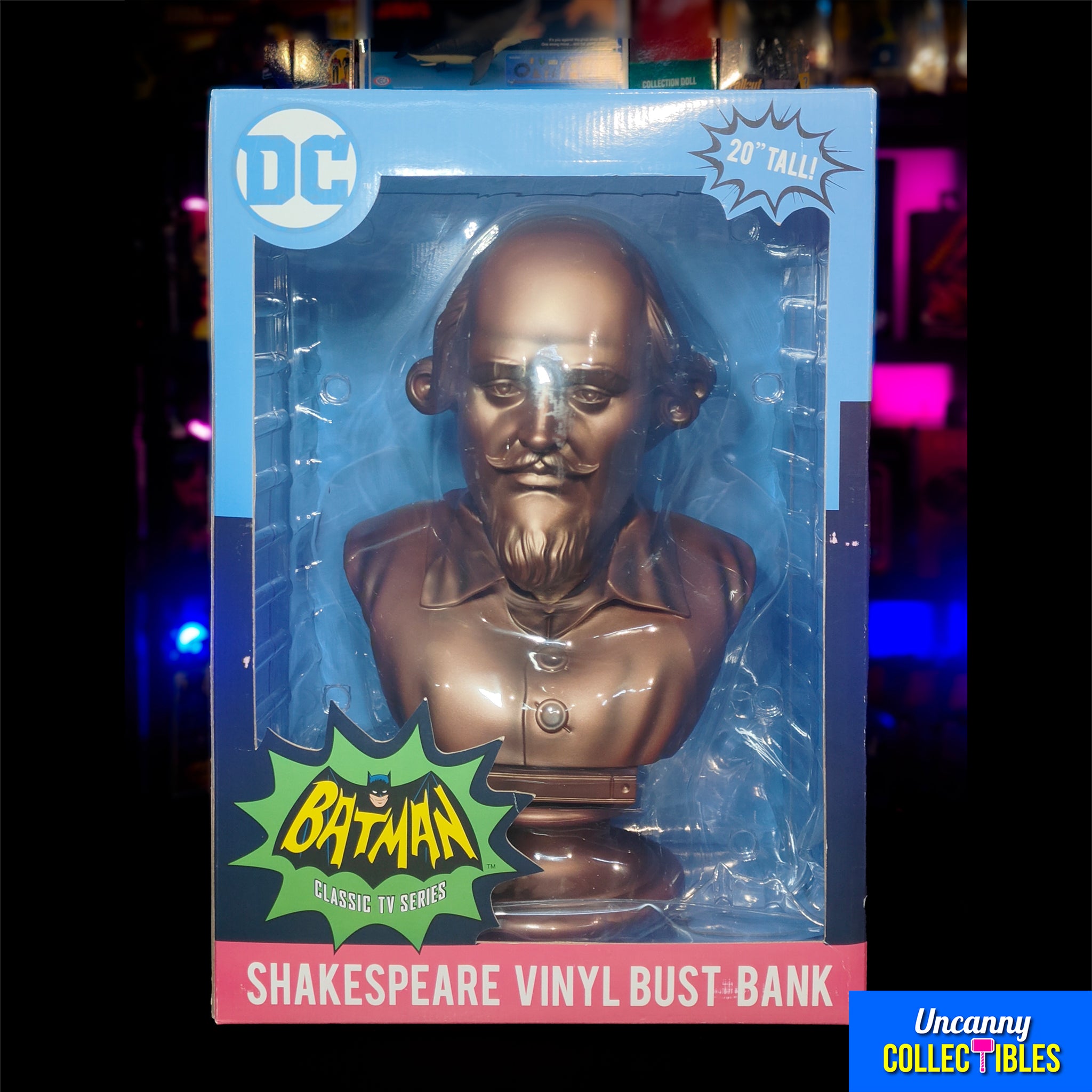 DC Comics Batman Classic TV Series Shakespeare Diamond Select Vinyl Bust Bank 2017