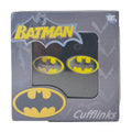 DC Comics Batman Logo Enamel Cufflinks 2010 – Batman, Vintage Brands, 2 cm, 2010, pre-owned collector piece, Uncanny Collectibles Dublin Ireland