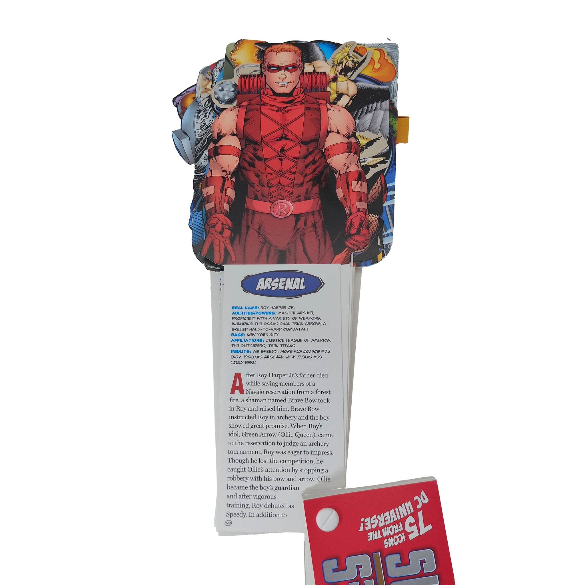 DC Comics Super Heroes and Villains Fandex Guide Workman Publishing 2010