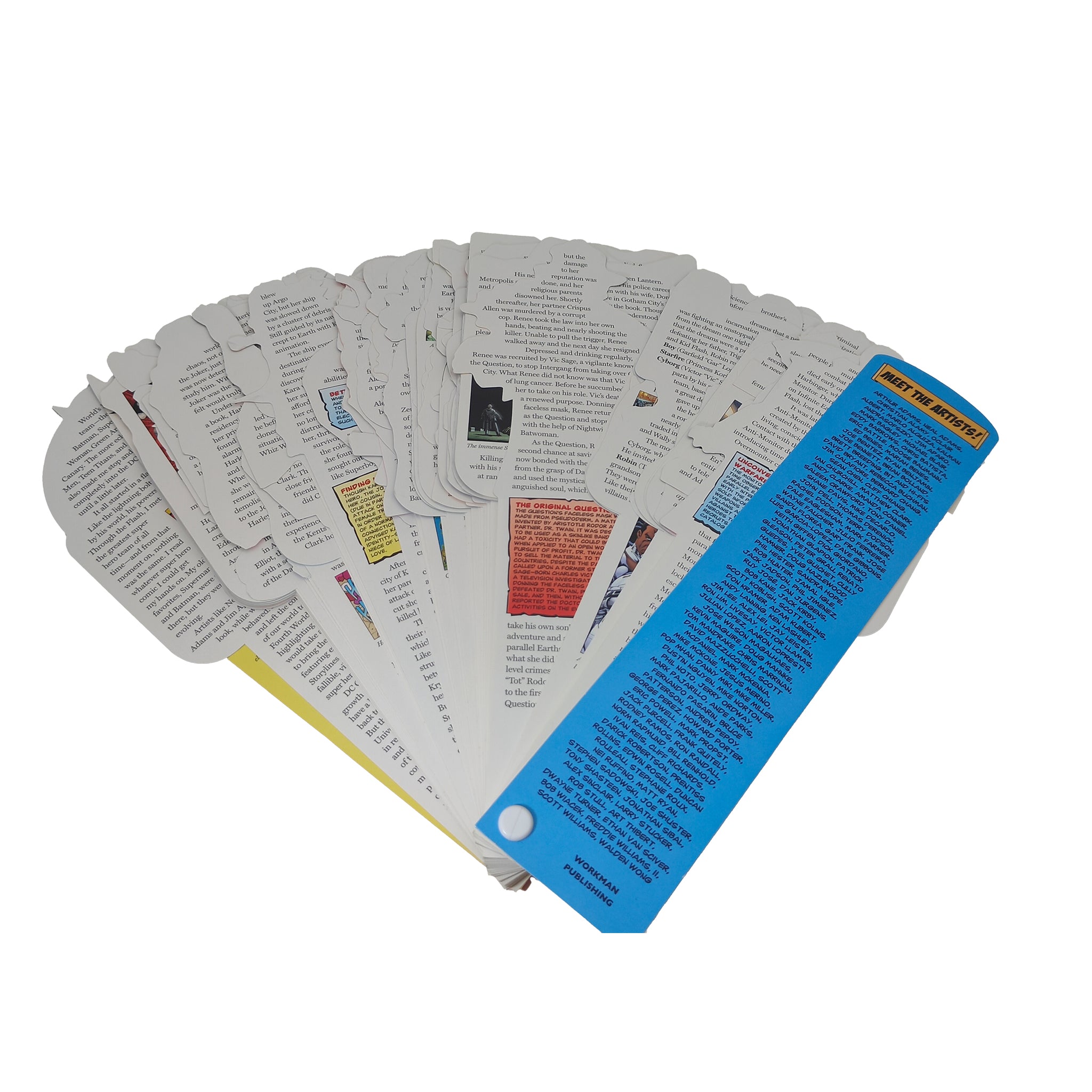 DC Comics Super Heroes and Villains Fandex Guide Workman Publishing 2010