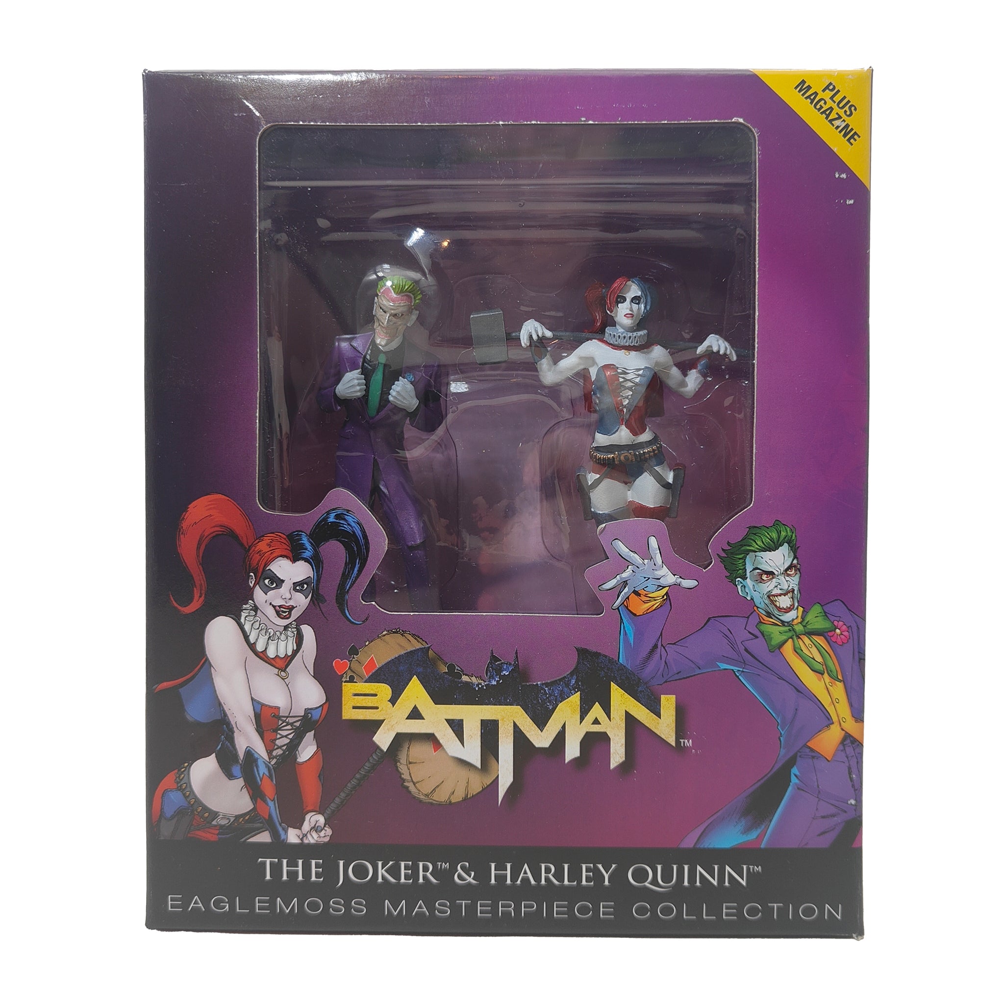 DC Comics The Joker and Harley Quinn Eaglemoss Masterpiece Collection 2 Pack