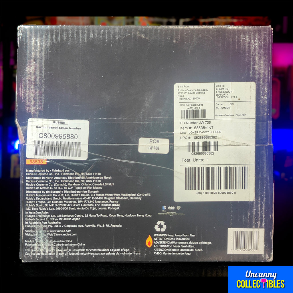 DC Comics The Joker Candy Bowl Holder Rubies 2014