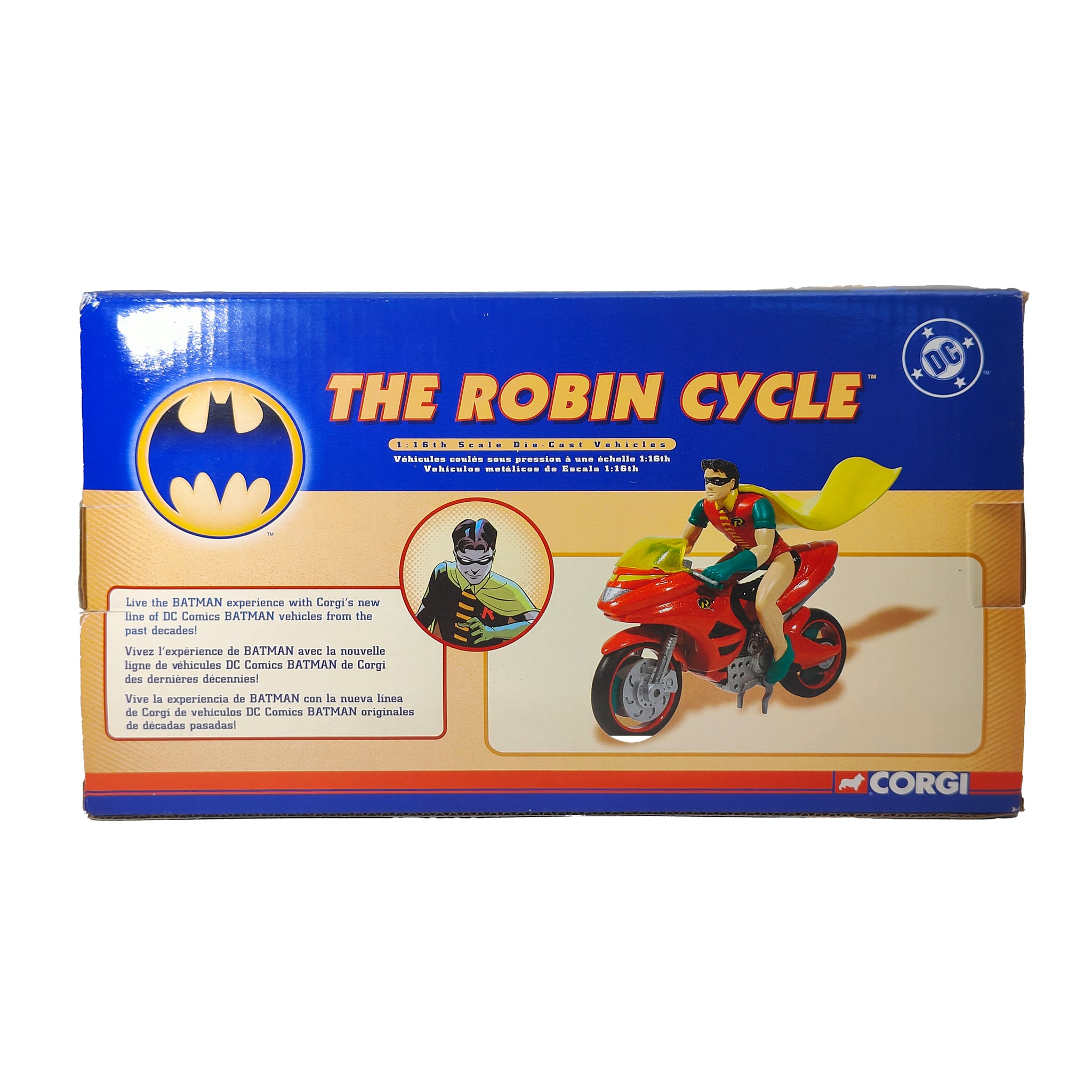 DC Comics The Robin Cycle Corgi Die Cast Metal Vehicle 2005