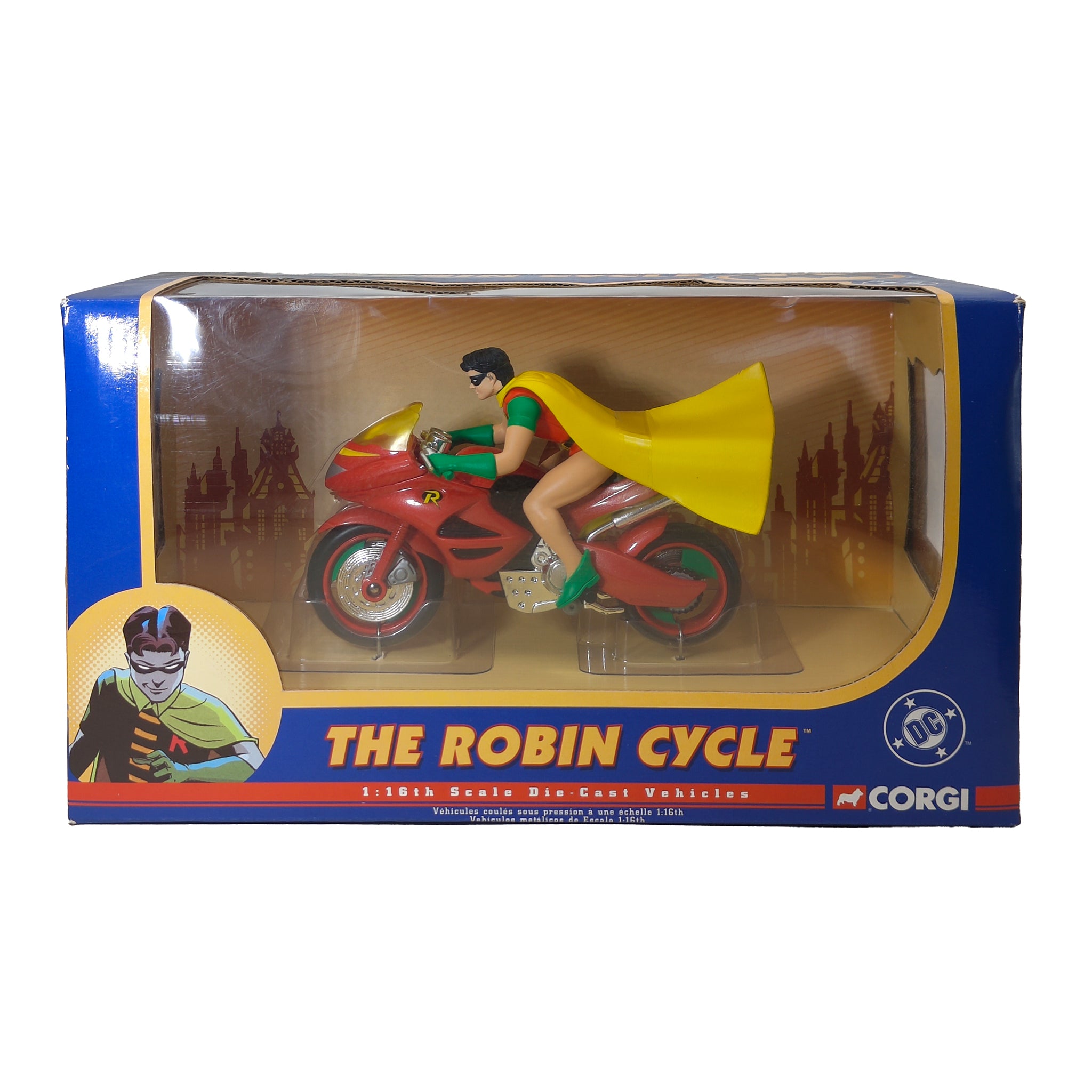 DC Comics The Robin Cycle Corgi Die Cast Metal Vehicle 2005