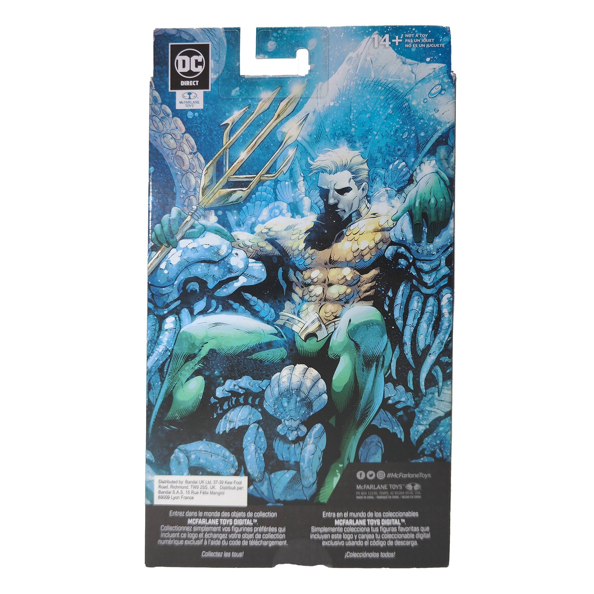 DC Direct Aquaman DC Classic McFarlane Toys Action Figure 2024 18cm – DC Heroes, McFarlane Toys, 18 cm, 2024, pre-owned collector piece, Uncanny Collectibles Dublin Ireland
