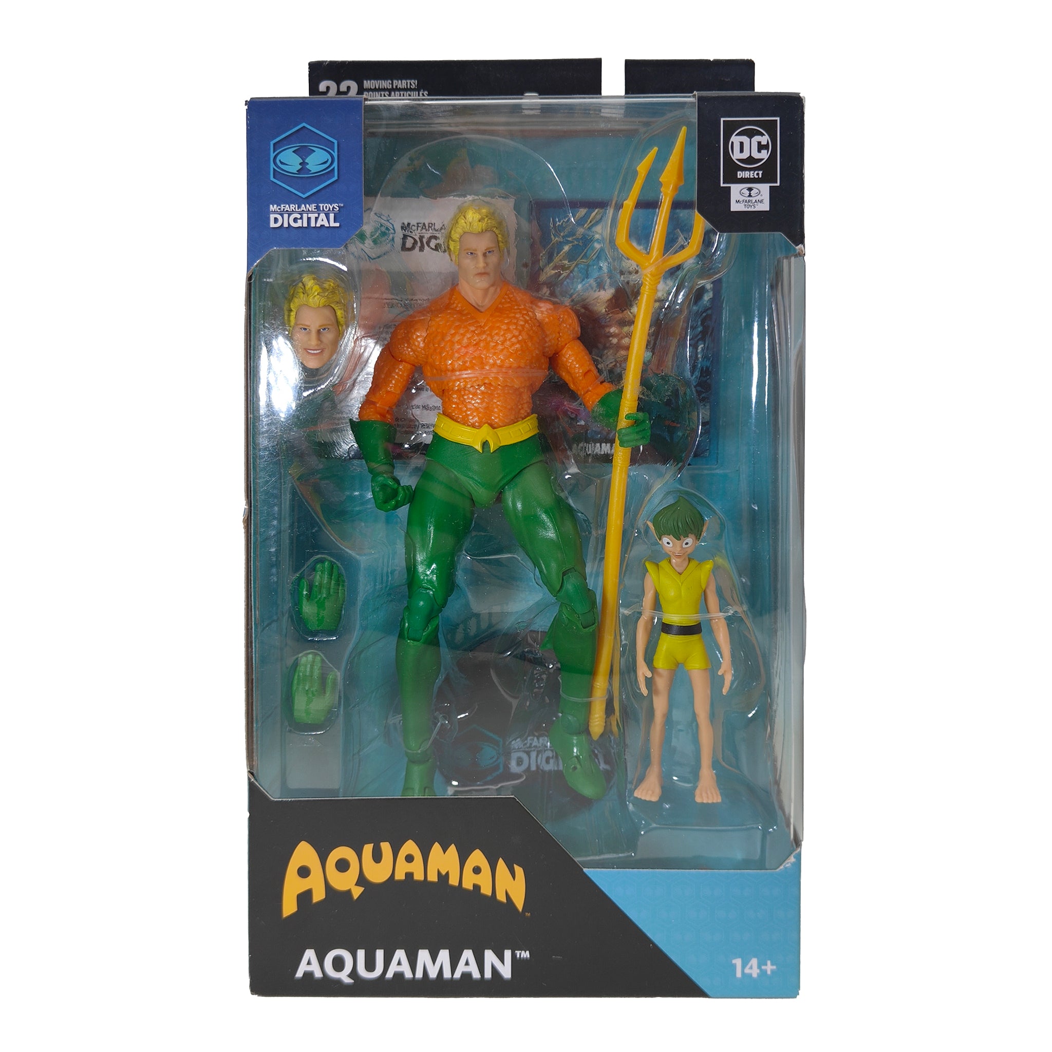 DC Direct Aquaman DC Classic McFarlane Toys Action Figure 2024 18cm – DC Heroes, McFarlane Toys, 18 cm, 2024, pre-owned collector piece, Uncanny Collectibles Dublin Ireland