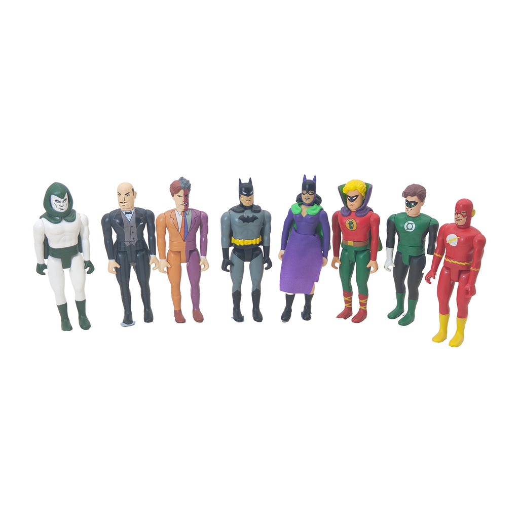 DC Direct Pocket Super Heroes Action Figure 9 Figure Bundle