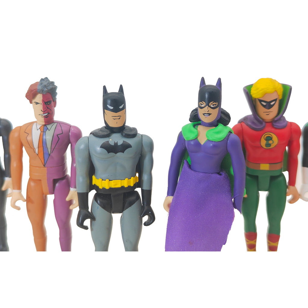DC Direct Pocket Super Heroes Action Figure 9 Figure Bundle