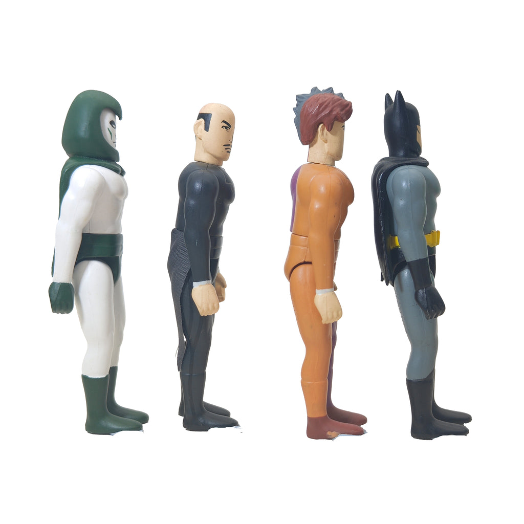 DC Direct Pocket Super Heroes Action Figure 9 Figure Bundle