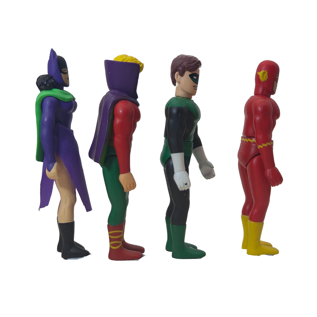 DC Direct Pocket Super Heroes Action Figure 9 Figure Bundle