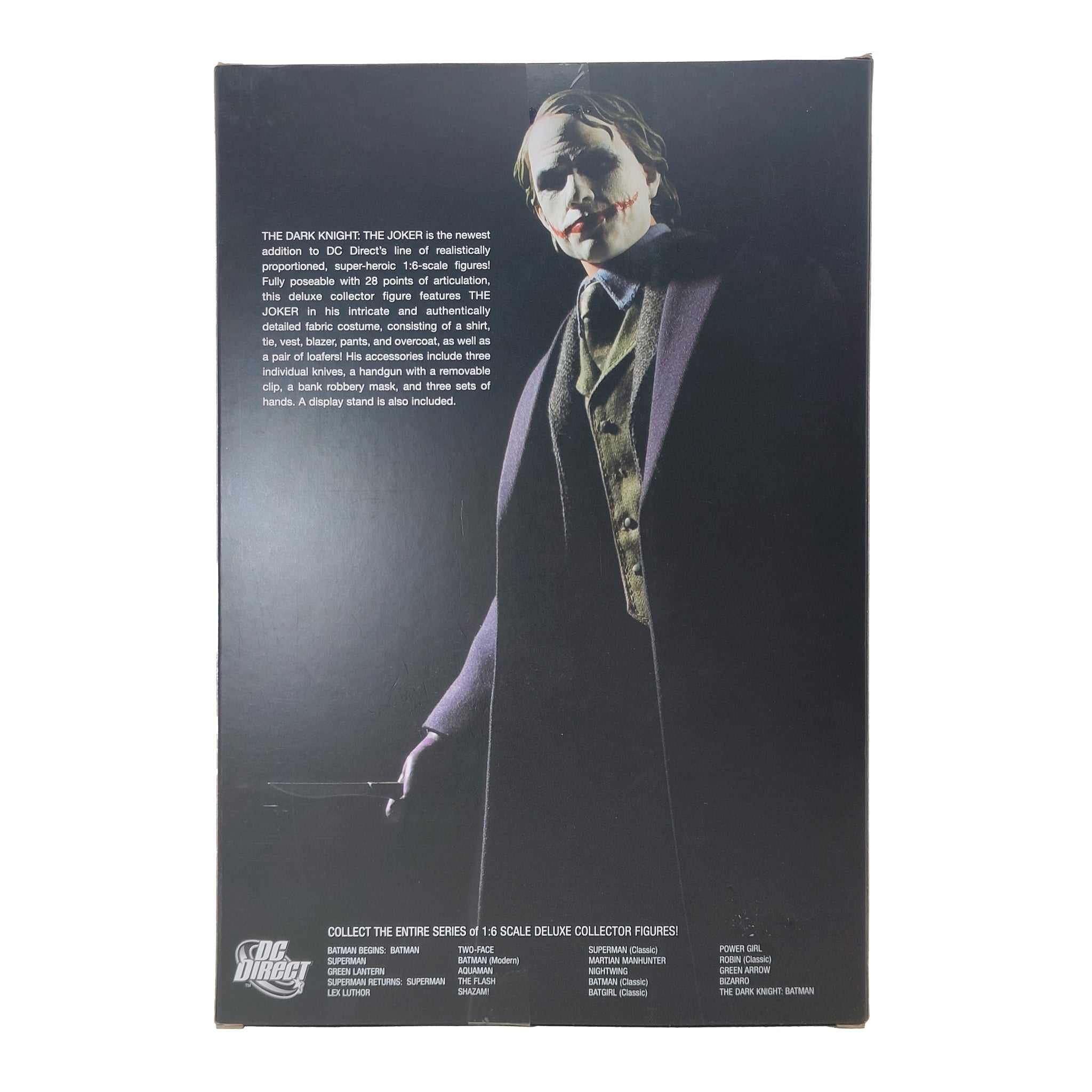DC Direct The Dark Knight The Joker 1:6 Scale Deluxe Collector Figure – Batman, Vintage Brands, 33 cm, pre-owned collector piece, Uncanny Collectibles Dublin Ireland