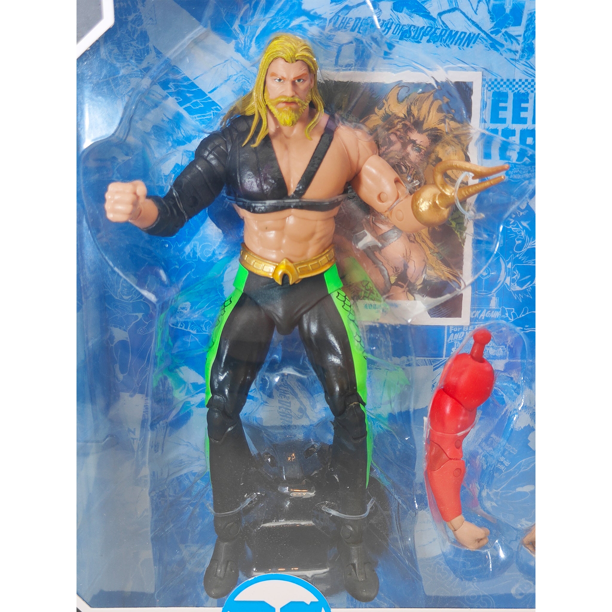 DC Multiverse Aquaman JLA Platinum Edition McFarlane Toys Action Figure 2024 18cm – DC Heroes, McFarlane Toys, 18 cm, 2024, pre-owned collector piece, Uncanny Collectibles Dublin Ireland