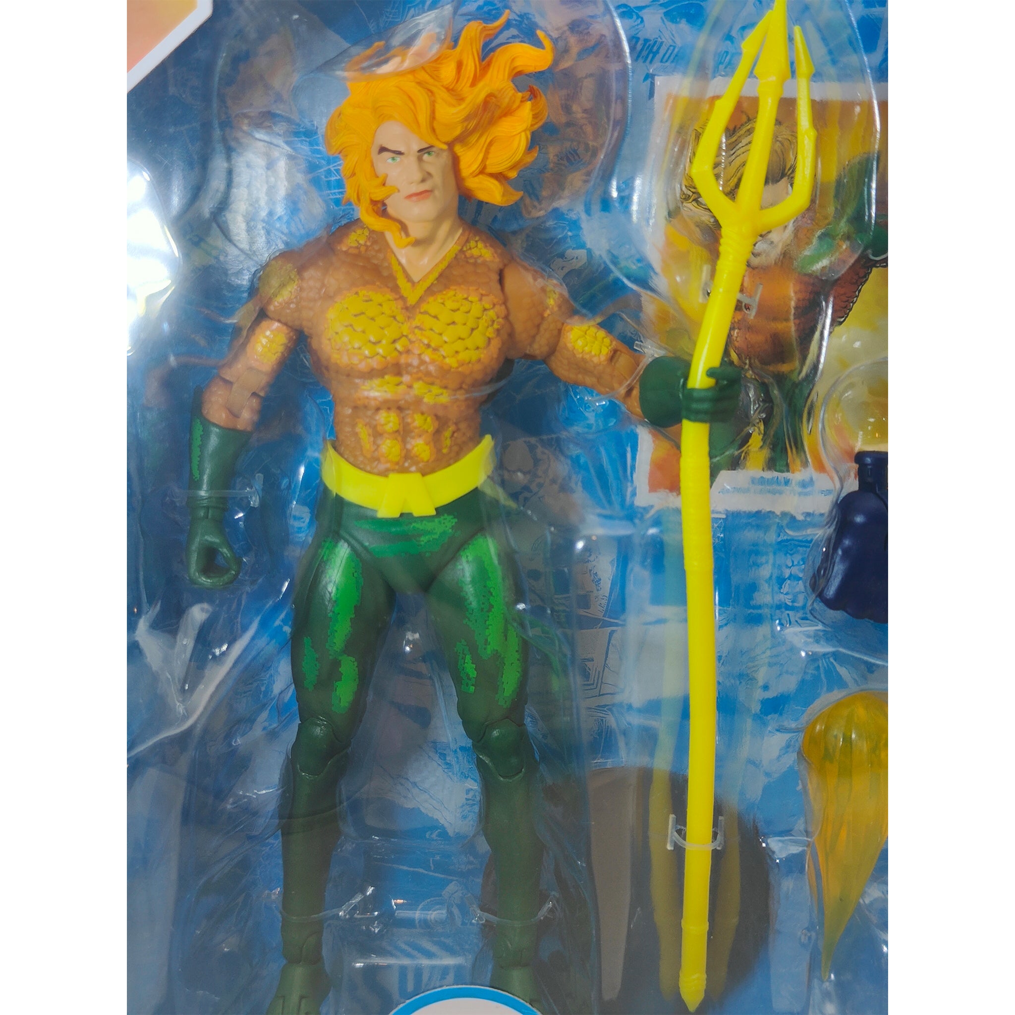 DC Multiverse Aquaman Justice League Task Force McFarlane Toys Action Figure 2024 18cm – DC Heroes, McFarlane Toys, 18 cm, 2024, pre-owned collector piece, Uncanny Collectibles Dublin Ireland