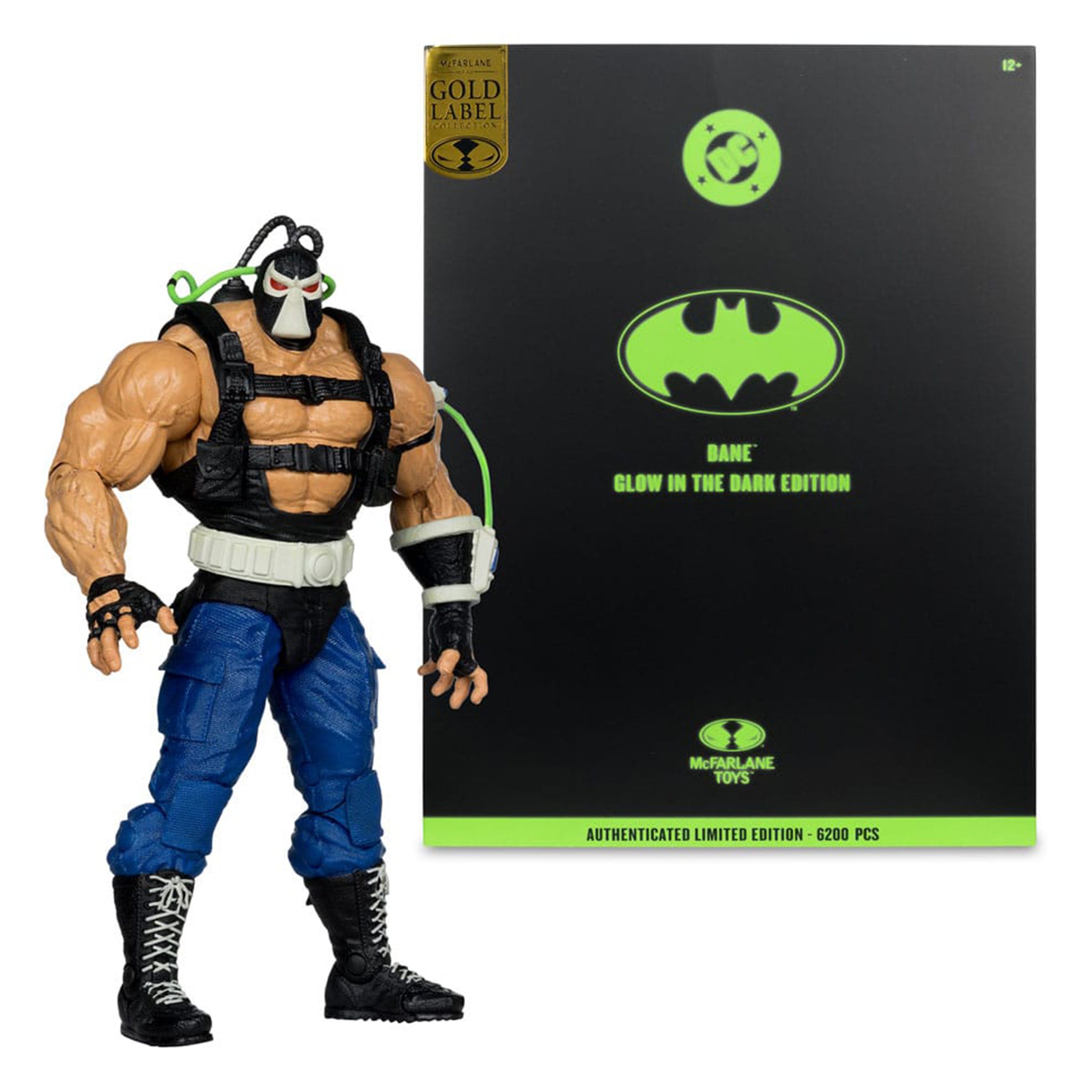 DC Multiverse Bane Glow In The Dark McFarlane Toys Mega Action Figure Gold Label 2025 25 cm – Batman, McFarlane Toys, 25 cm, 2025, brand new collector item, Uncanny Collectibles Dublin Ireland