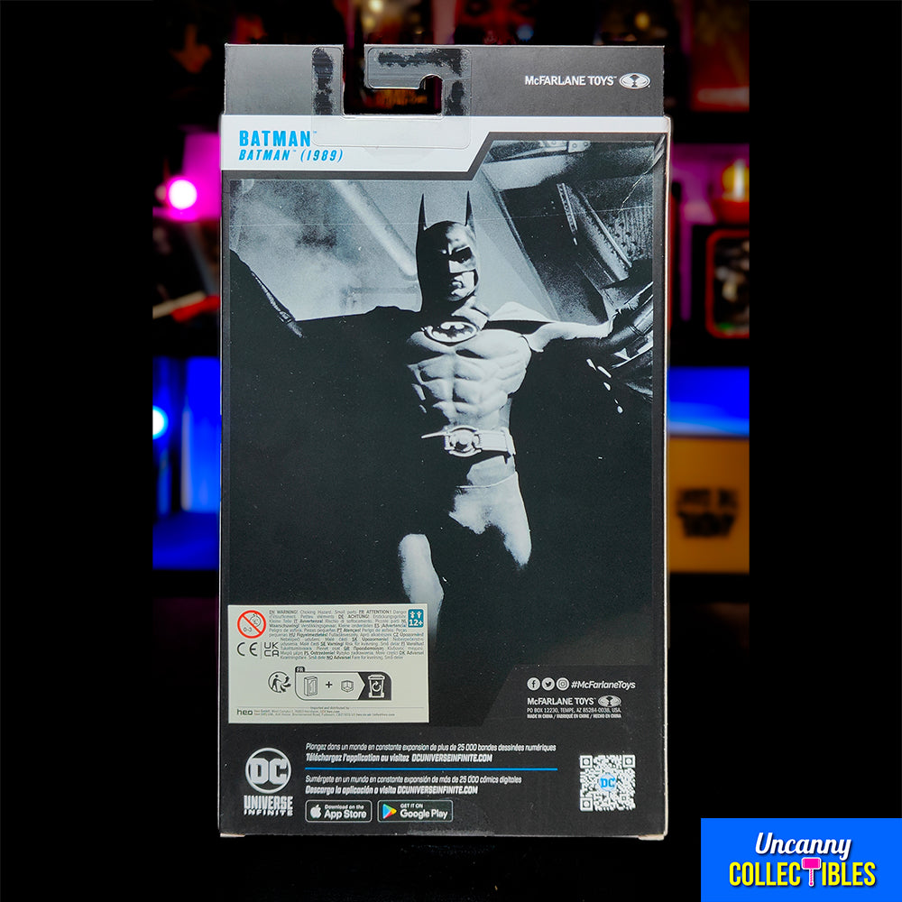 DC Multiverse Batman 1989 Michael Keaton 18 cm Action Figure – Batman, McFarlane Toys, 18 cm, 2025, brand new collector item, Uncanny Collectibles Dublin Ireland