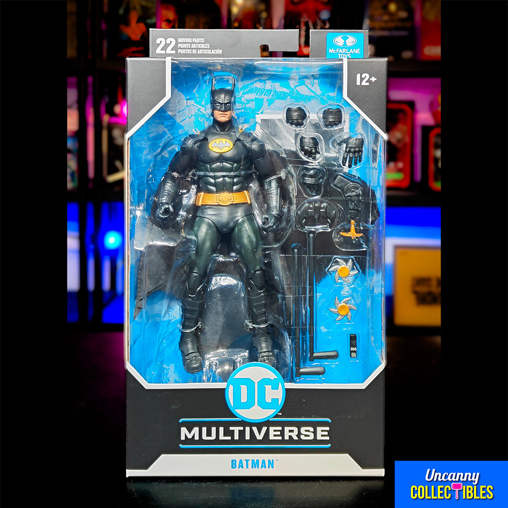 DC Multiverse Batman 1989 Michael Keaton 18 cm Action Figure – Batman, McFarlane Toys, 18 cm, 2025, brand new collector item, Uncanny Collectibles Dublin Ireland