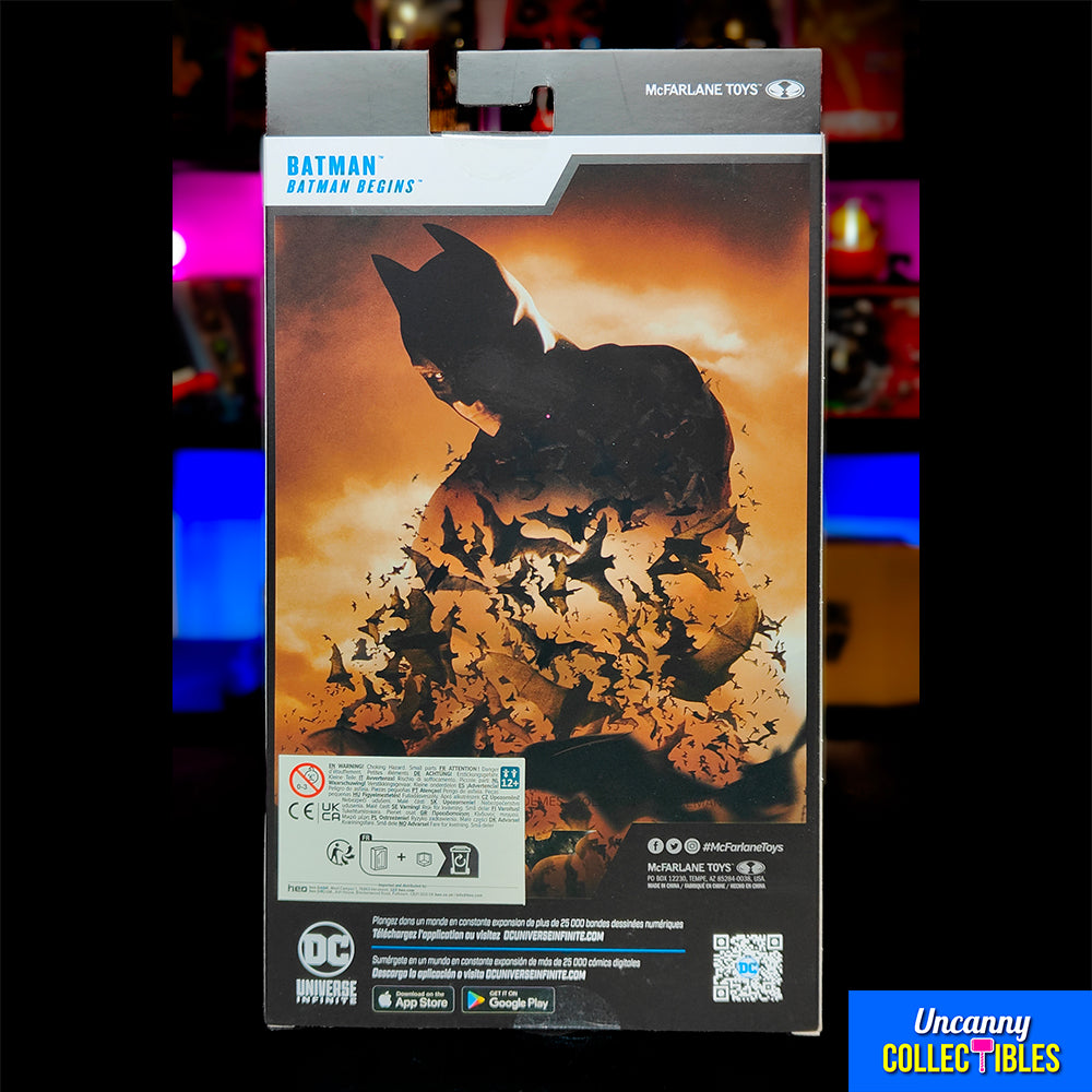 DC Multiverse Batman Begins Christian Bale 18 cm Action Figure – Batman, McFarlane Toys, 18 cm, 2025, brand new collector item, Uncanny Collectibles Dublin Ireland