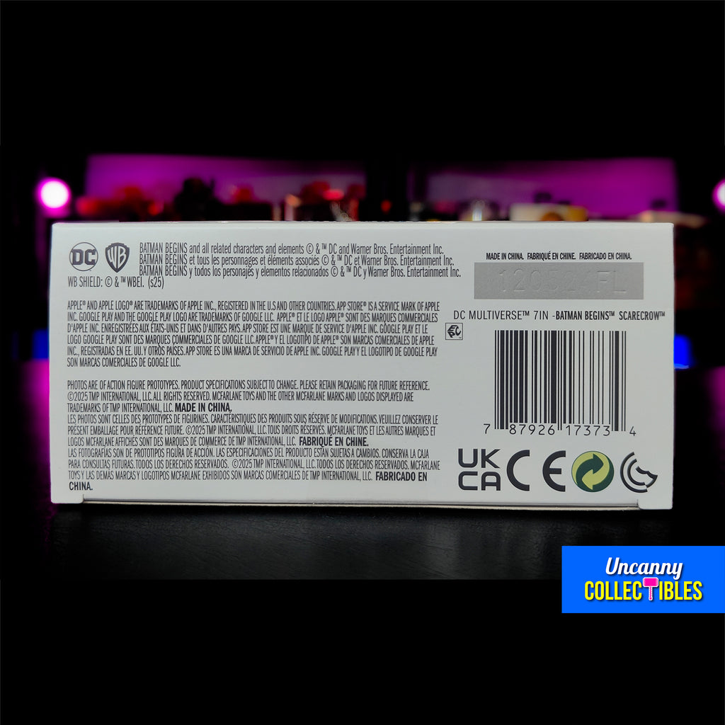 DC Multiverse Batman Begins Scarecrow Chase Variant Action Figure 18 cm – Batman, McFarlane Toys, 18 cm, 2025, brand new collector item, Uncanny Collectibles Dublin Ireland