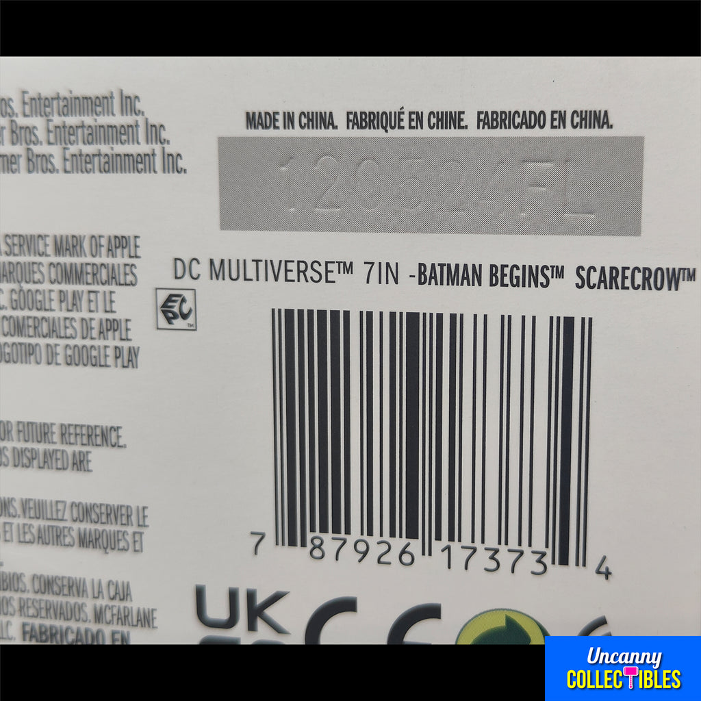 DC Multiverse Batman Begins Scarecrow Chase Variant Action Figure 18 cm – Batman, McFarlane Toys, 18 cm, 2025, brand new collector item, Uncanny Collectibles Dublin Ireland