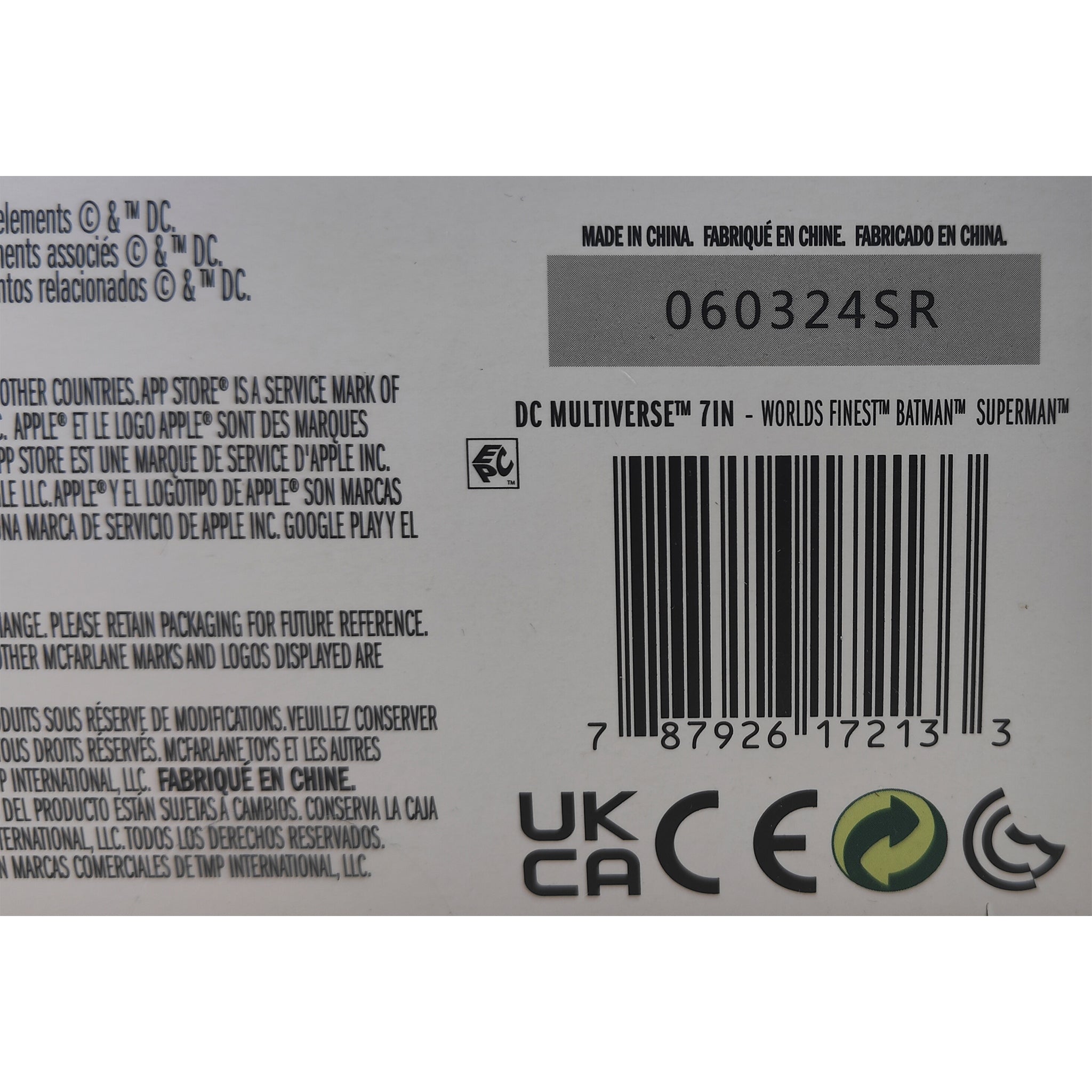 DC Multiverse Batman Superman Fusion Worlds Finest McFarlane Toys Action Figure 2024 18cm