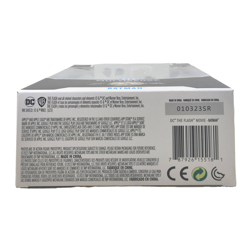 DC Multiverse Batman The Flash Movie McFarlane Toys Action Figure 2023 18cm – Batman, McFarlane Toys, 18 cm, 2023, pre-owned collector piece, Uncanny Collectibles Dublin Ireland