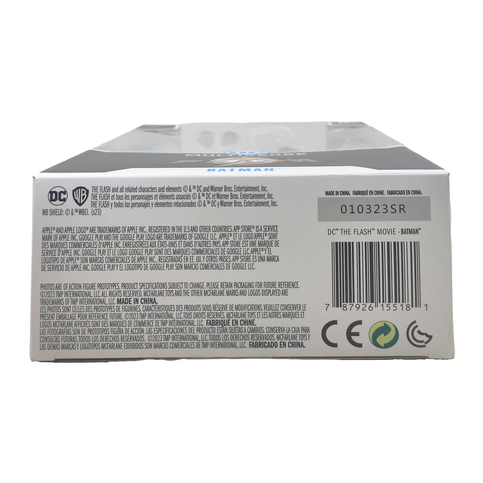 DC Multiverse Batman The Flash Movie McFarlane Toys Action Figure 2023 18cm – Batman, McFarlane Toys, 18 cm, 2023, pre-owned collector piece, Uncanny Collectibles Dublin Ireland