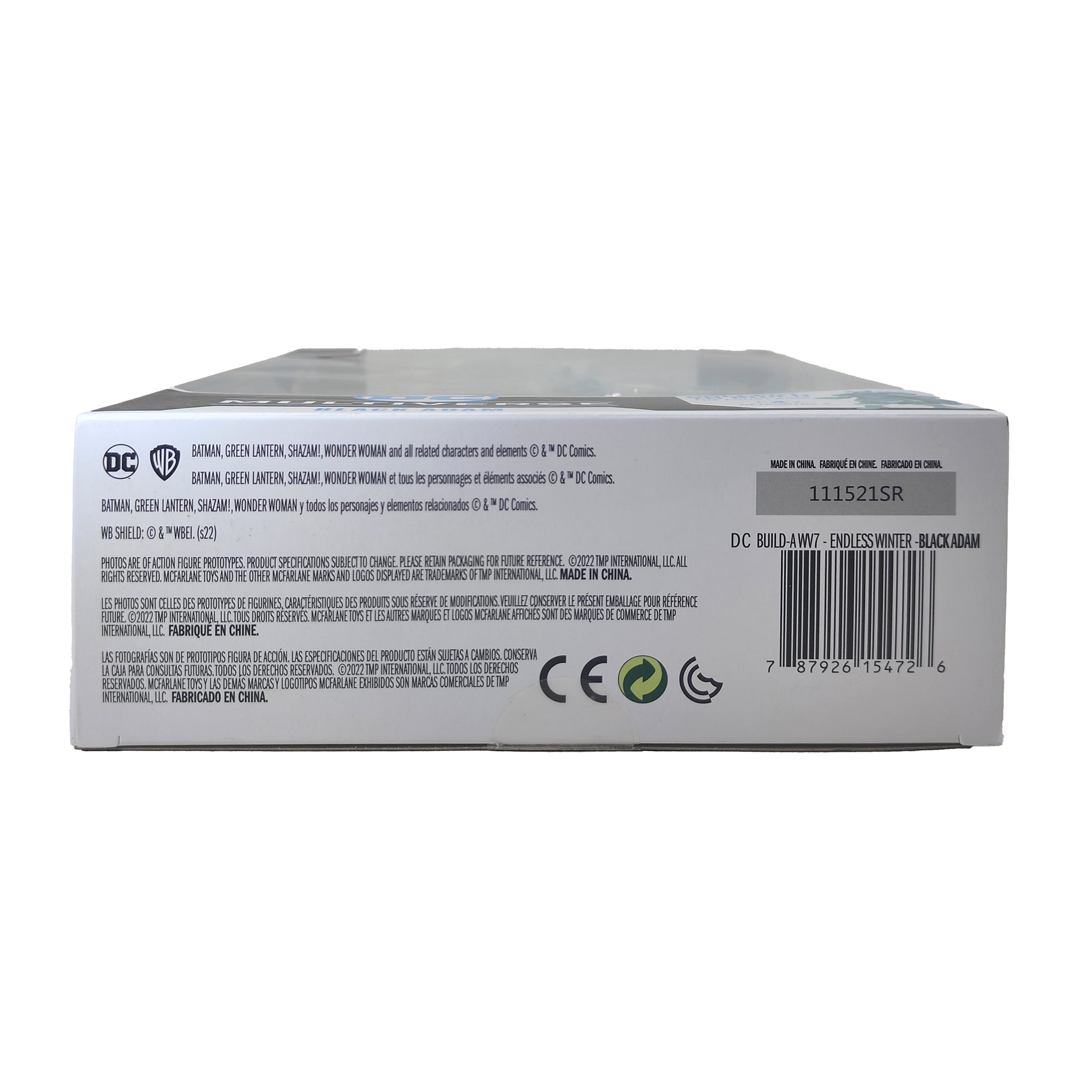 DC Multiverse Black Adam Justice League Endless Winter McFarlane Toys Action Figure 2022 18cm – DC Heroes, McFarlane Toys, 18 cm, 2022, pre-owned collector piece, Uncanny Collectibles Dublin Ireland