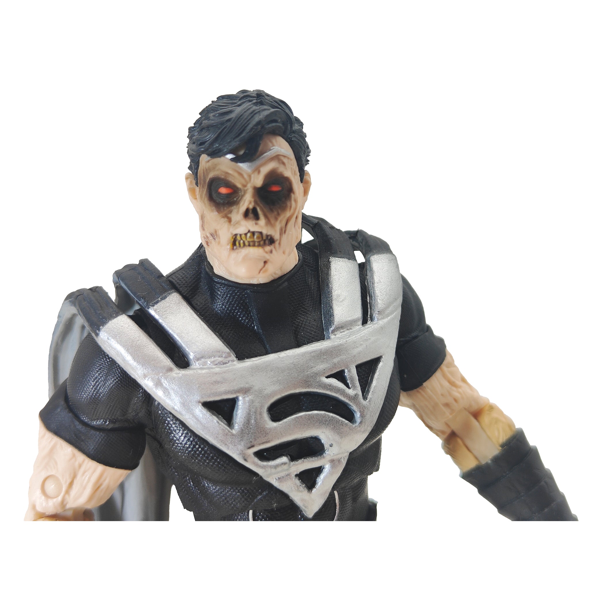 DC Multiverse Black Lantern Superman Blackest Night McFarlane Toys Action Figure 2022 18cm – Superman, McFarlane Toys, 18 cm, 2022, pre-owned collector piece, Uncanny Collectibles Dublin Ireland