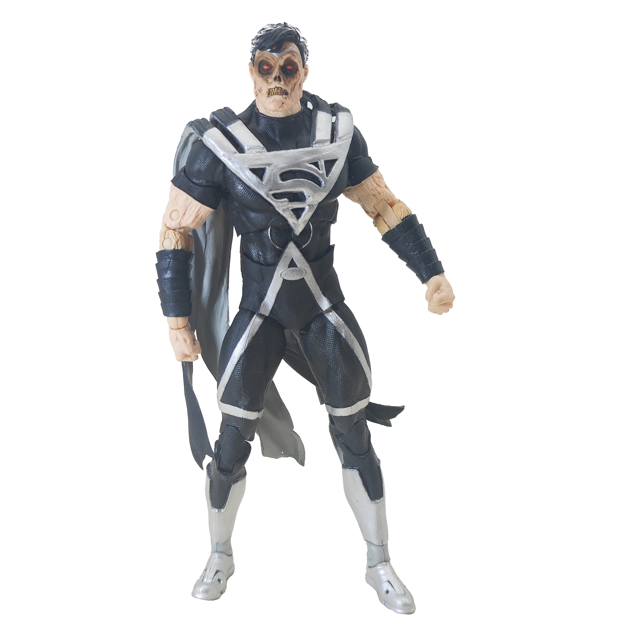 DC Multiverse Black Lantern Superman Blackest Night McFarlane Toys Action Figure 2022 18cm – Superman, McFarlane Toys, 18 cm, 2022, pre-owned collector piece, Uncanny Collectibles Dublin Ireland