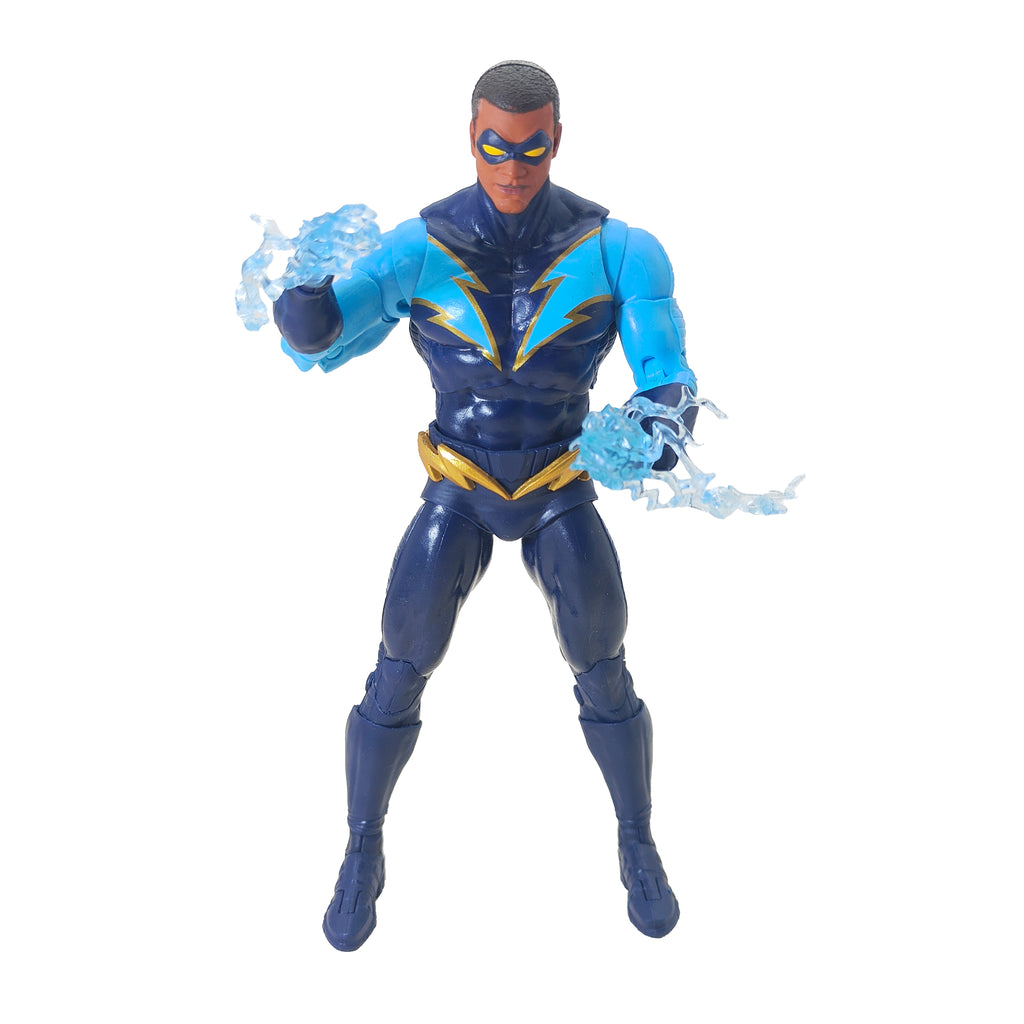 DC Multiverse Black Lightning McFarlane Toys Gold Label Action Figure 2023 – DC Heroes, McFarlane Toys, 18 cm, 2023, pre-owned collector piece, Uncanny Collectibles Dublin Ireland