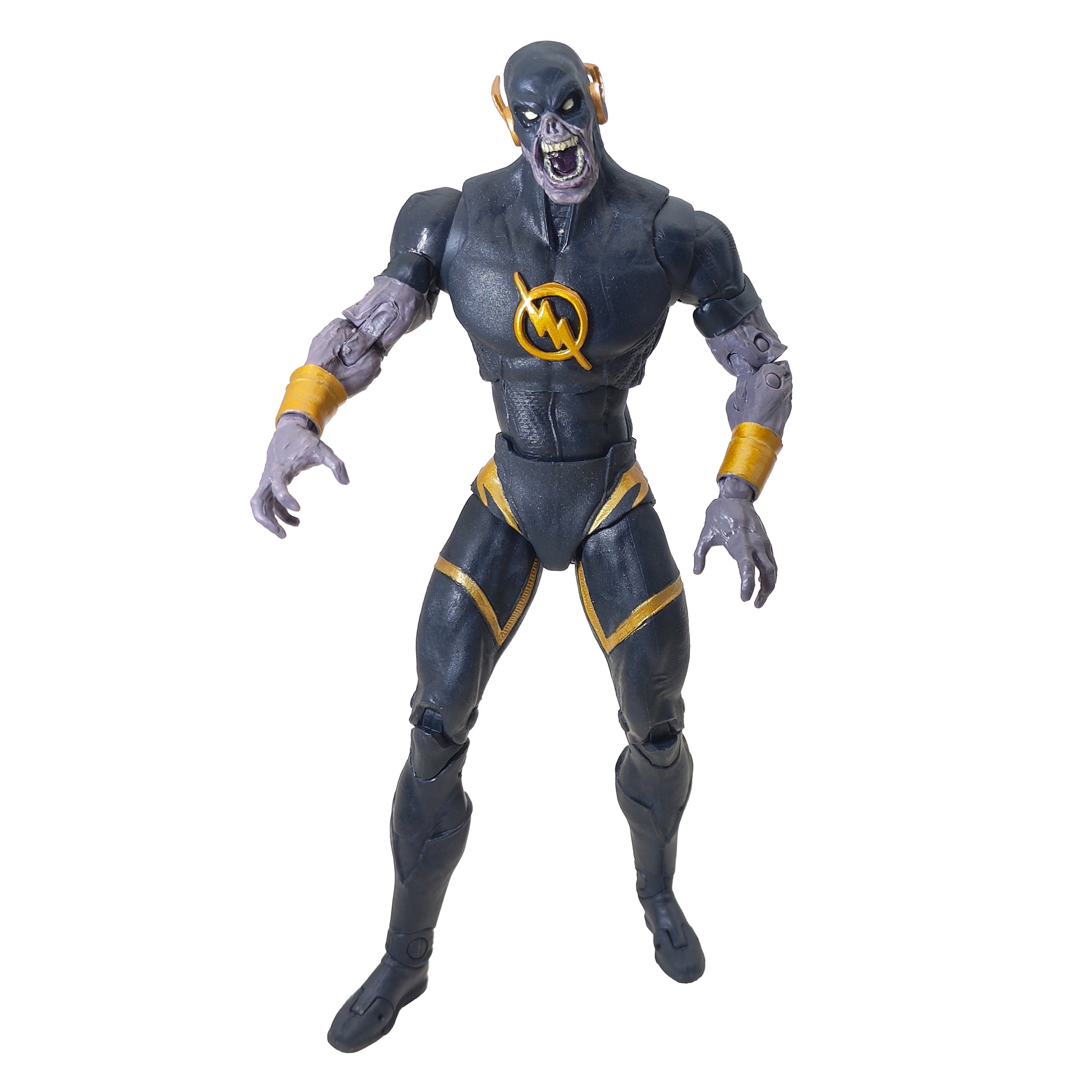 DC Multiverse Dark Flash Speed Metal McFarlane Toys Action Figure Gold Label 2022 18cm – DC Heroes, McFarlane Toys, 18 cm, 2022, pre-owned collector piece, Uncanny Collectibles Dublin Ireland
