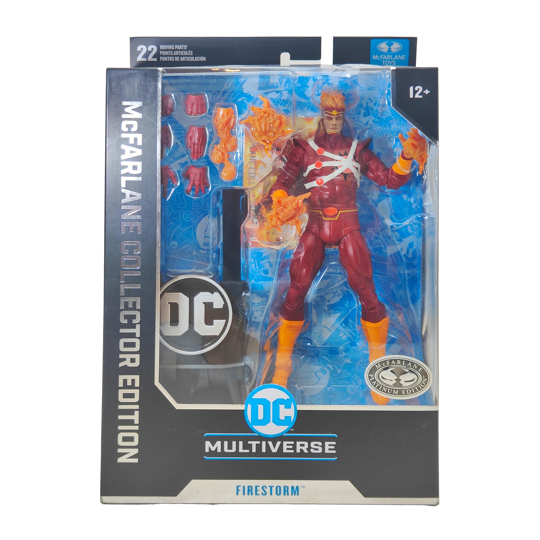 DC Multiverse Firestorm Crisis Infinite Earths Platinum Collector Edition McFarlane Toys Action Figure 2023 18cm – DC Heroes, McFarlane Toys, 18 cm, 2023, pre-owned collector piece, Uncanny Collectibles Dublin Ireland