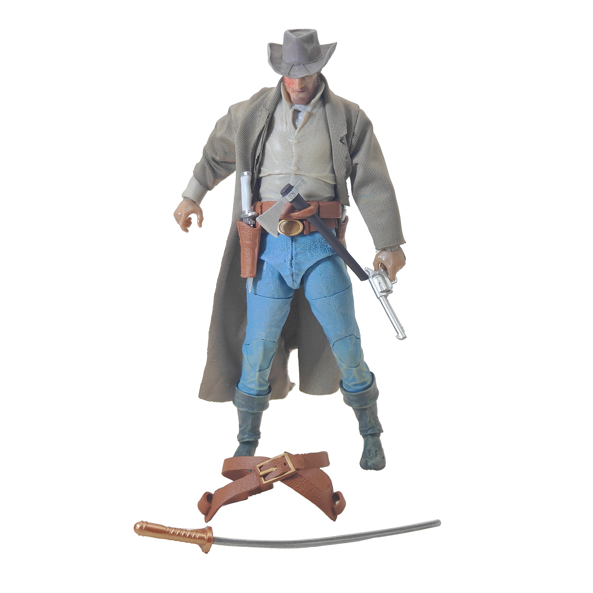 DC Multiverse Jonah Hex and The General All-Star Western McFarlane Toys Gold Label – DC Heroes, McFarlane Toys, 18 cm, pre-owned collector piece, Uncanny Collectibles Dublin Ireland
