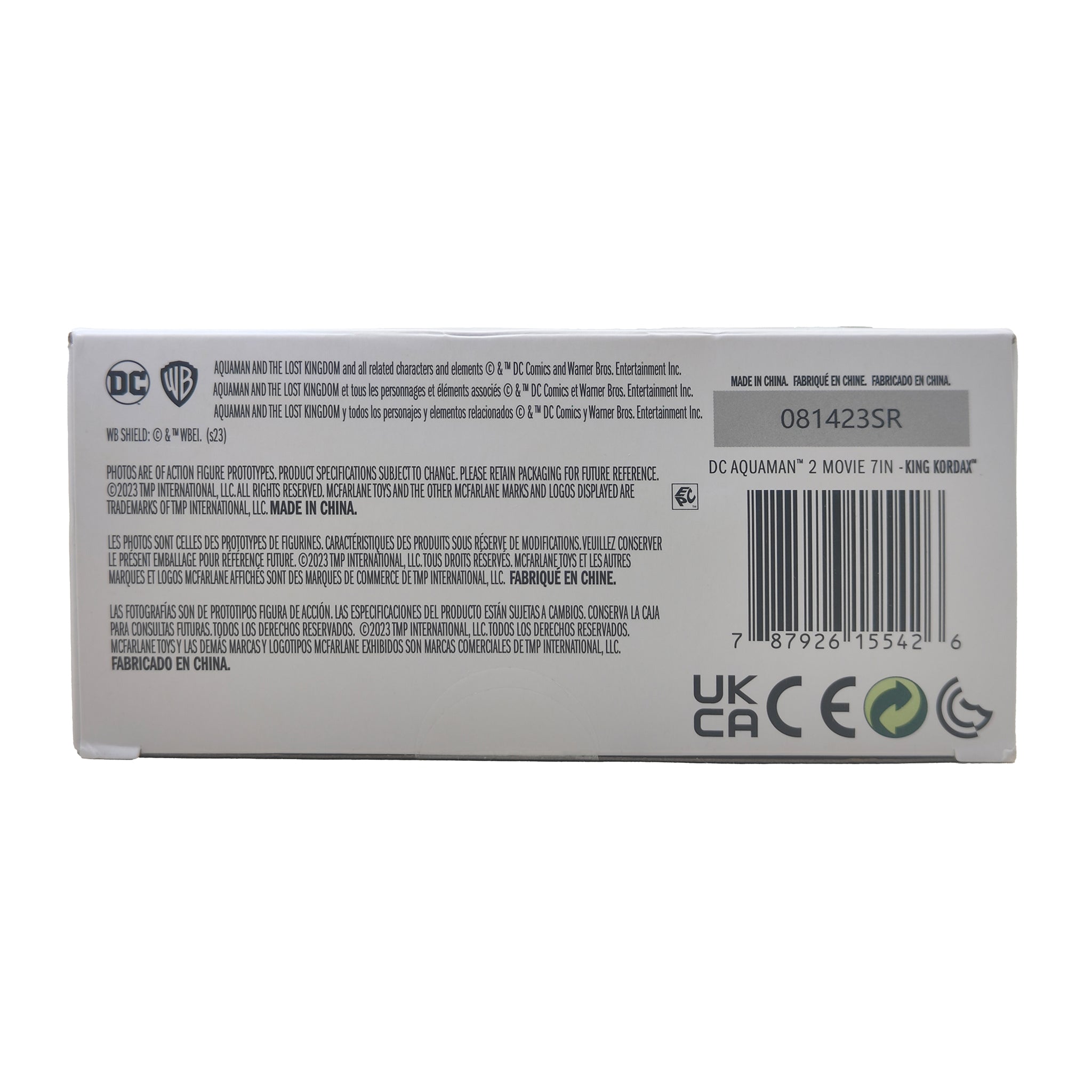 DC Multiverse King Kordax Aquaman And The Lost Kingdom McFarlane Toys Action Figure  2023 18cm – DC Heroes, McFarlane Toys, 18 cm, 2023, pre-owned collector piece, Uncanny Collectibles Dublin Ireland