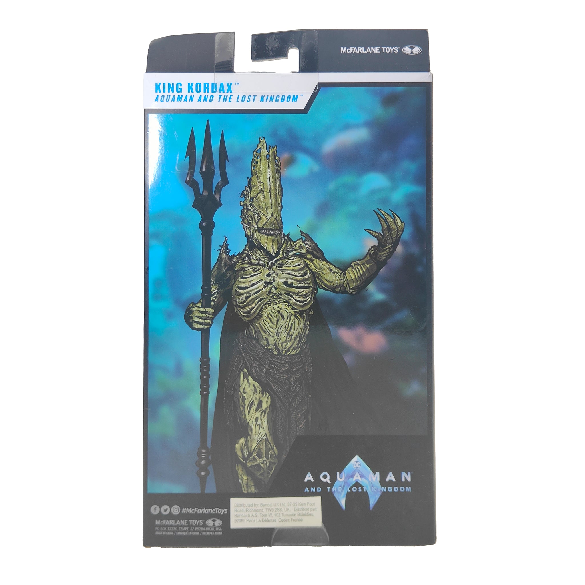 DC Multiverse King Kordax Aquaman And The Lost Kingdom McFarlane Toys Action Figure  2023 18cm – DC Heroes, McFarlane Toys, 18 cm, 2023, pre-owned collector piece, Uncanny Collectibles Dublin Ireland