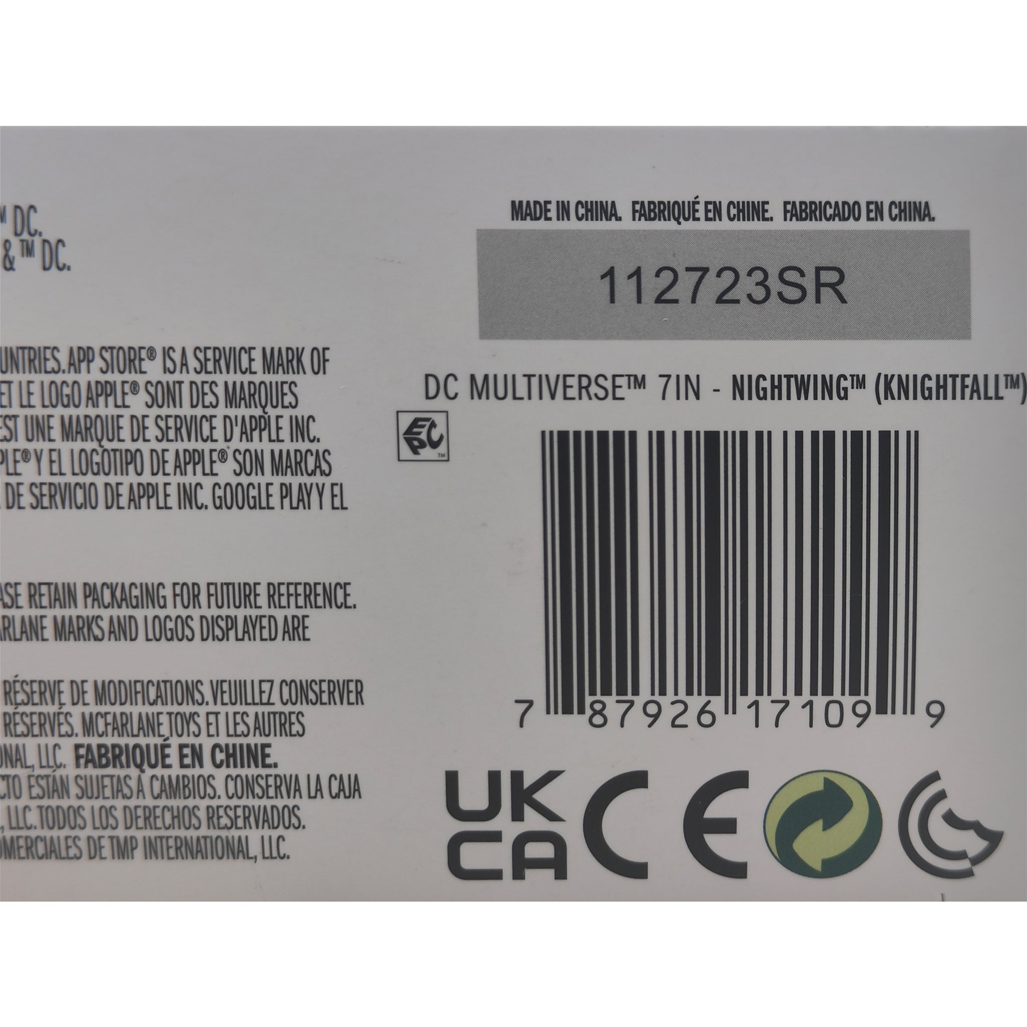 DC Multiverse Nightwing Batman Knightfall McFarlane Toys Action Figure 2024 18cm – Batman, McFarlane Toys, 18 cm, 2024, pre-owned collector piece, Uncanny Collectibles Dublin Ireland